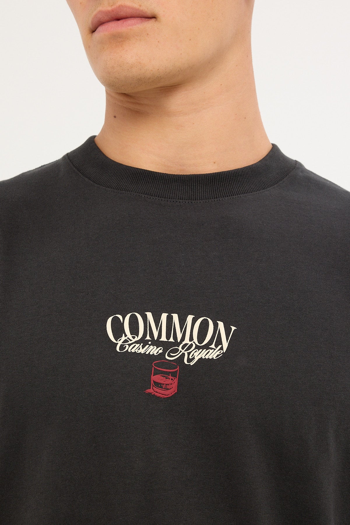 Common Need Royale Heavyweight Easy Tee Night Black - Image 4
