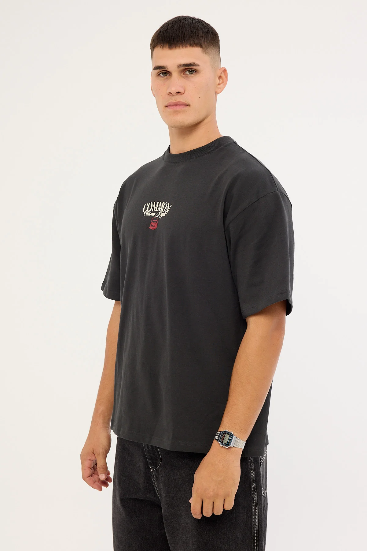Common Need Royale Heavyweight Easy Tee Night Black - Image 5