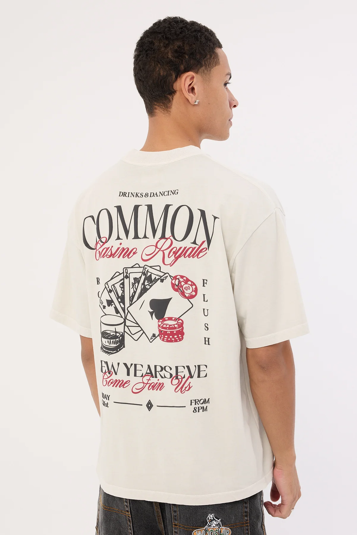 Common Need Royale Heavyweight Easy Tee Washed Grey Fog