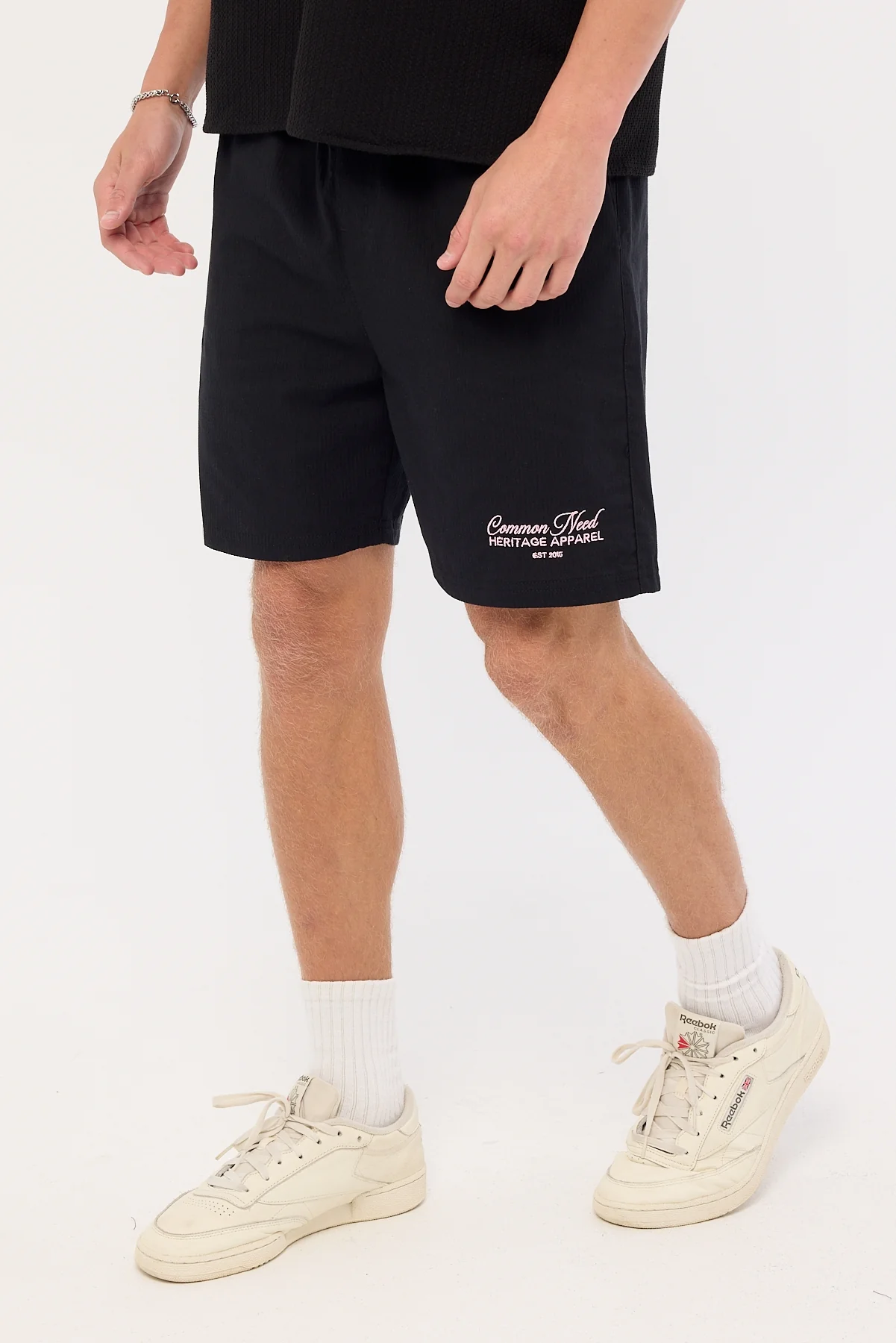 Common Need Royalty Elastic Waist Short Black - Image 10