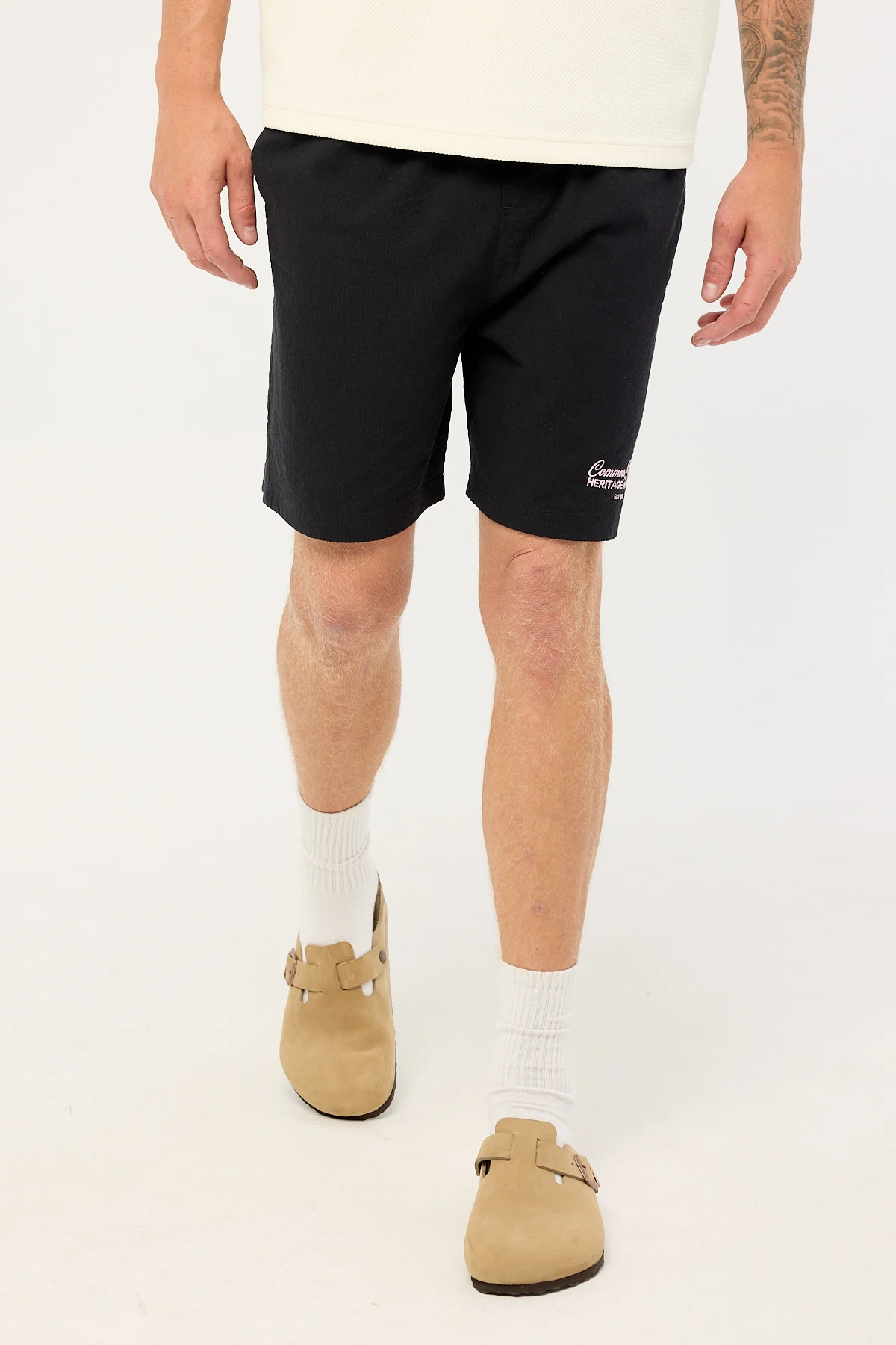Common Need Royalty Elastic Waist Short Black - Image 3
