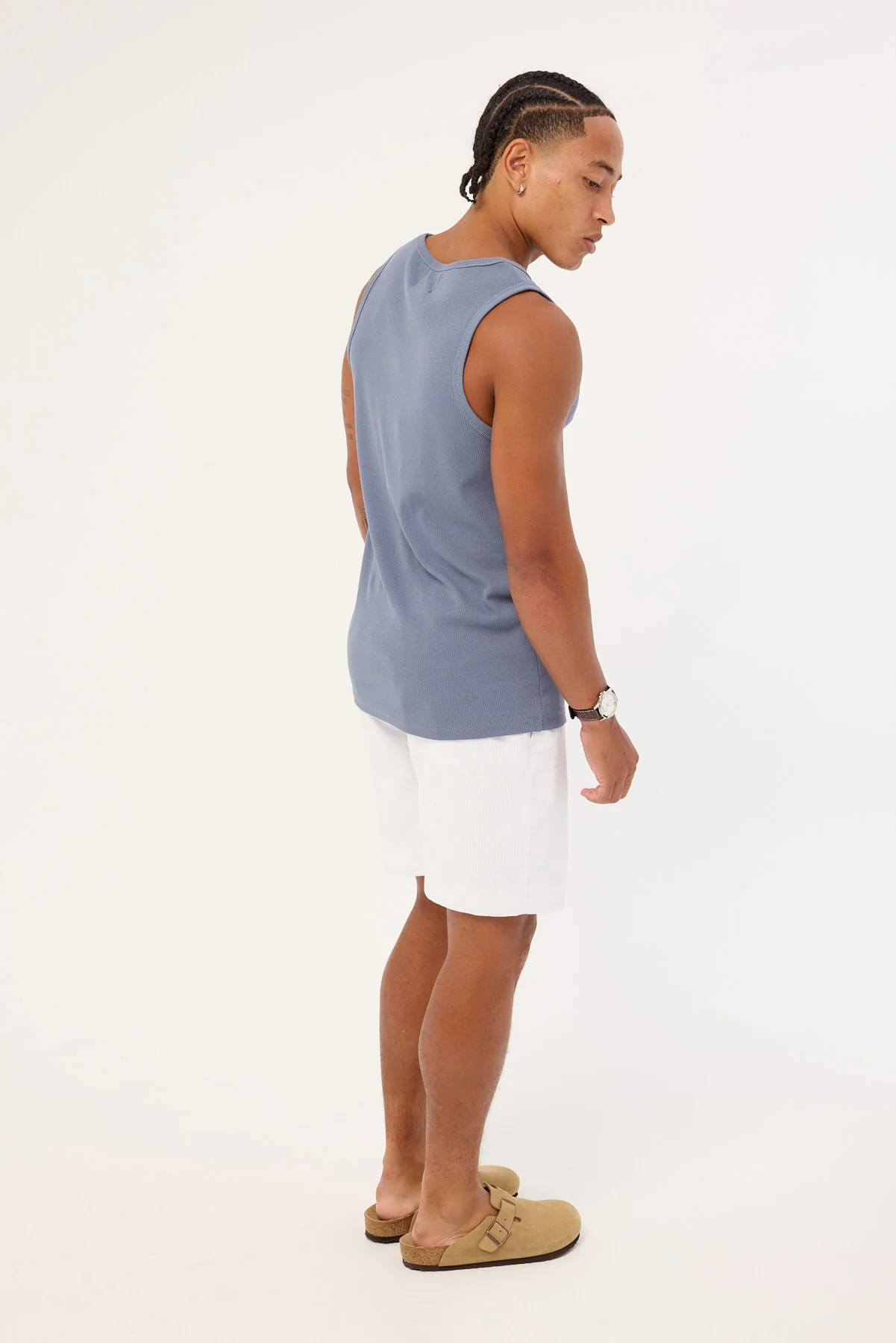 Common Need Royalty Elastic Waist Short White - Image 6