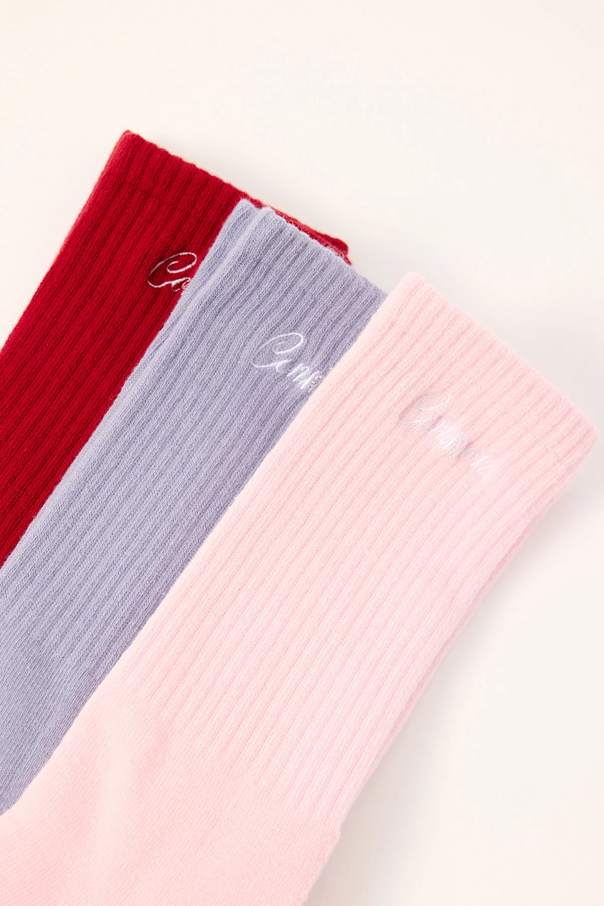 Common Need Royalty Sock 3 Pack Red/Pink/Blue - Image 2