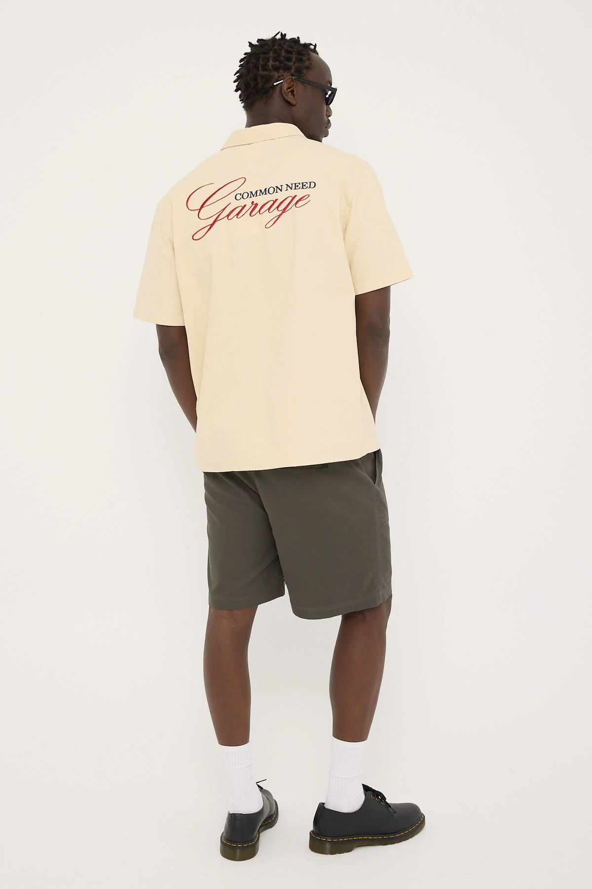 Common Need Sanctuary Elastic Waist Cargo Short Charcoal - Image 6