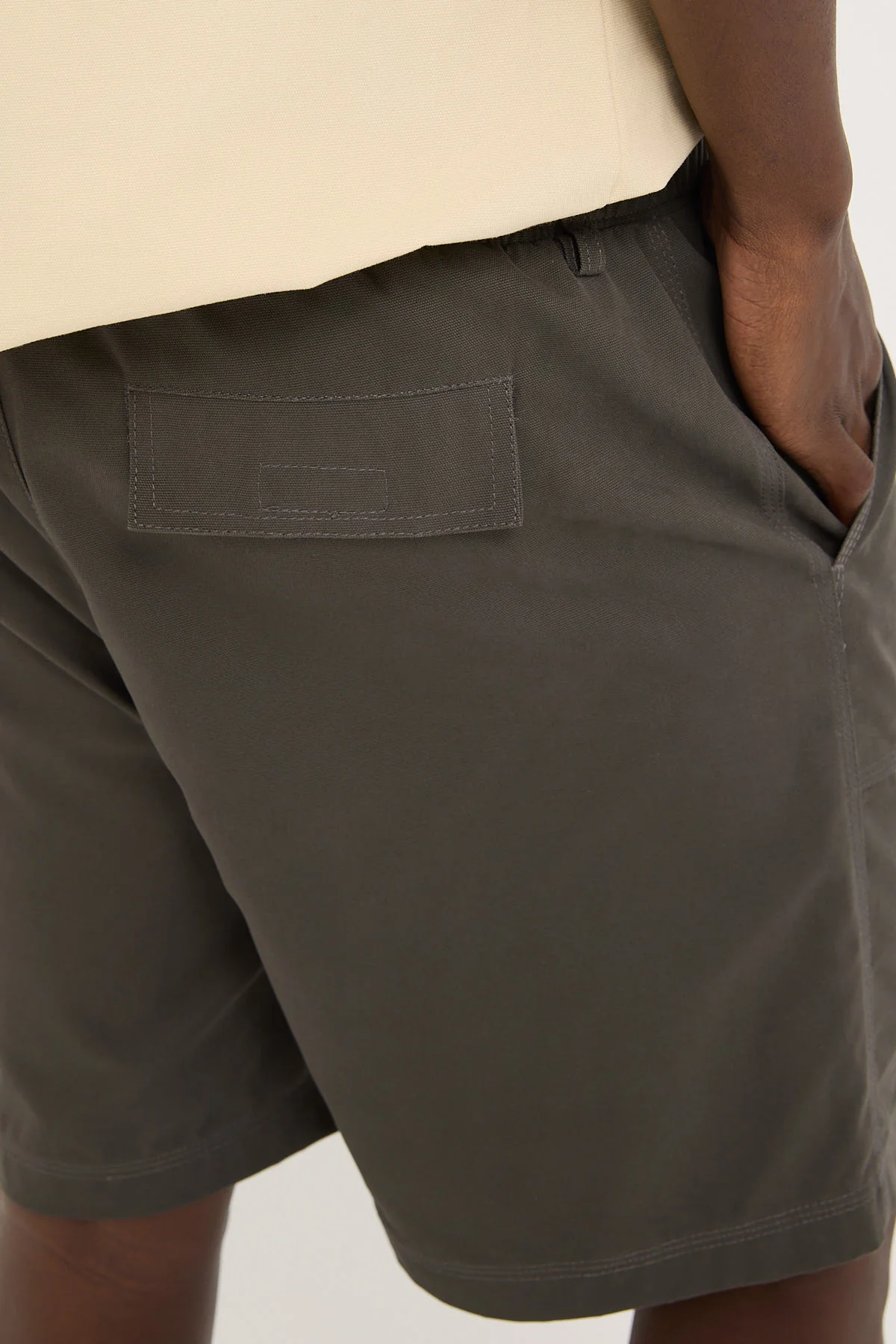Common Need Sanctuary Elastic Waist Cargo Short Charcoal - Image 7