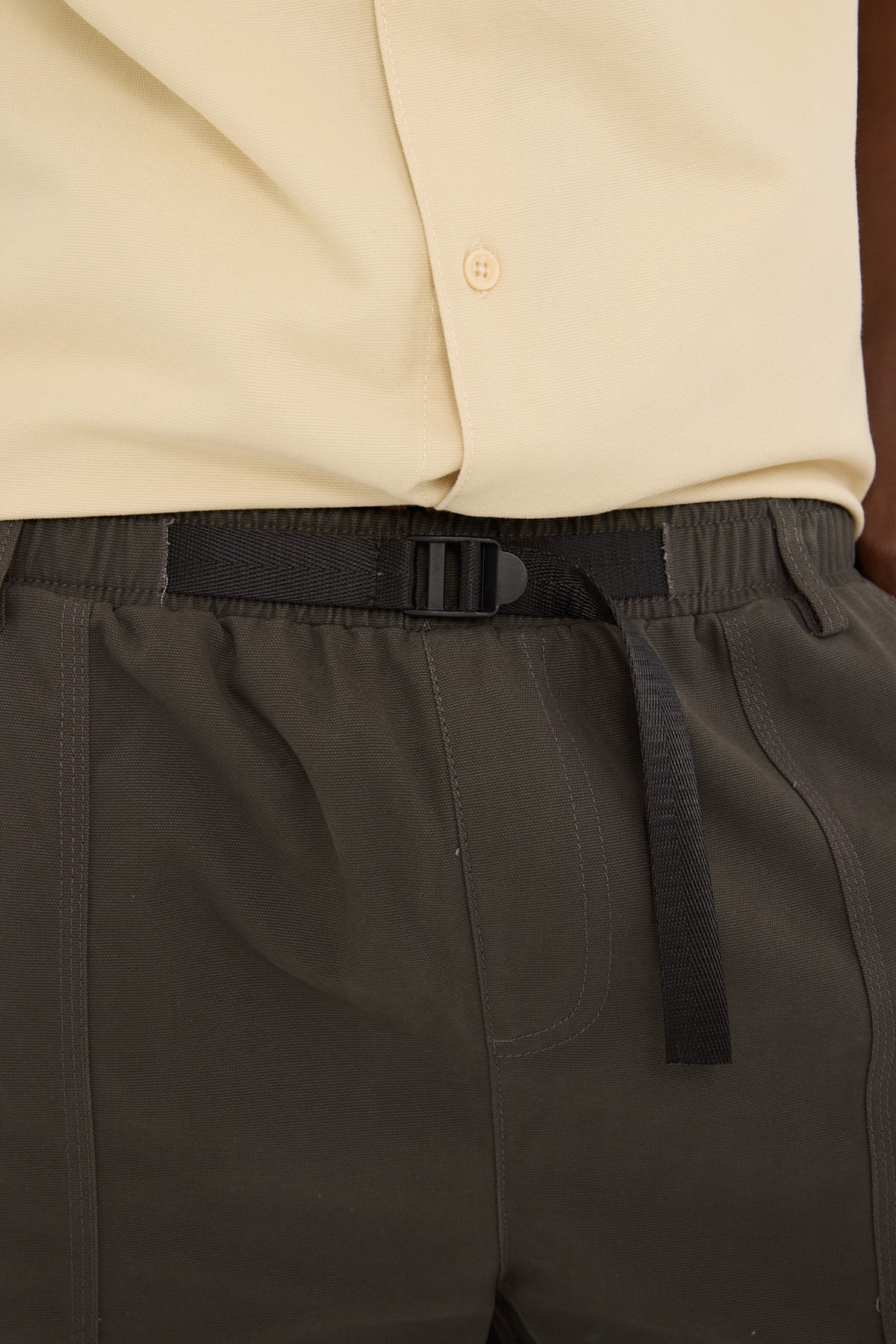 Common Need Sanctuary Elastic Waist Cargo Short Charcoal - Image 8