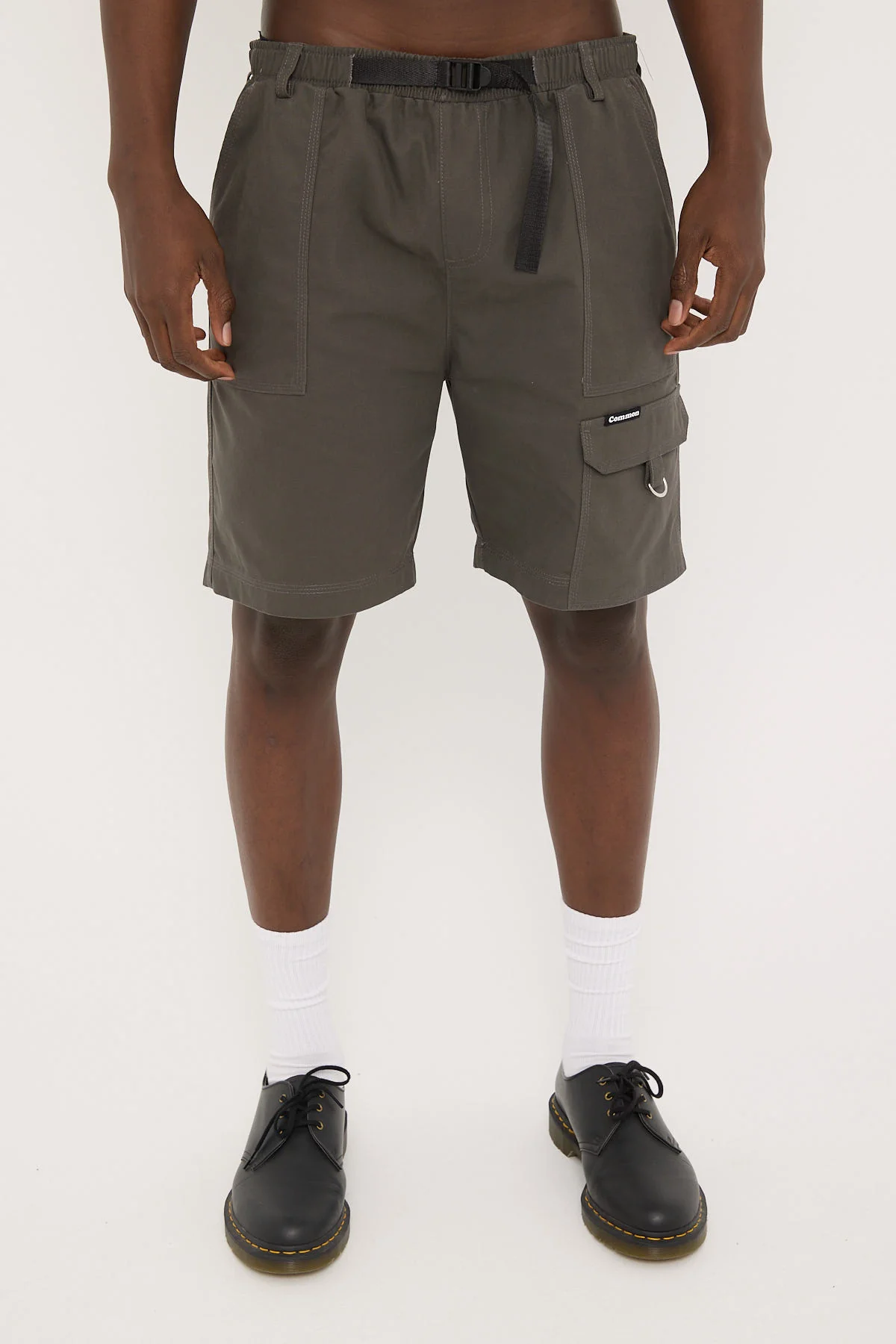 Common Need Sanctuary Elastic Waist Cargo Short Charcoal - Image 9