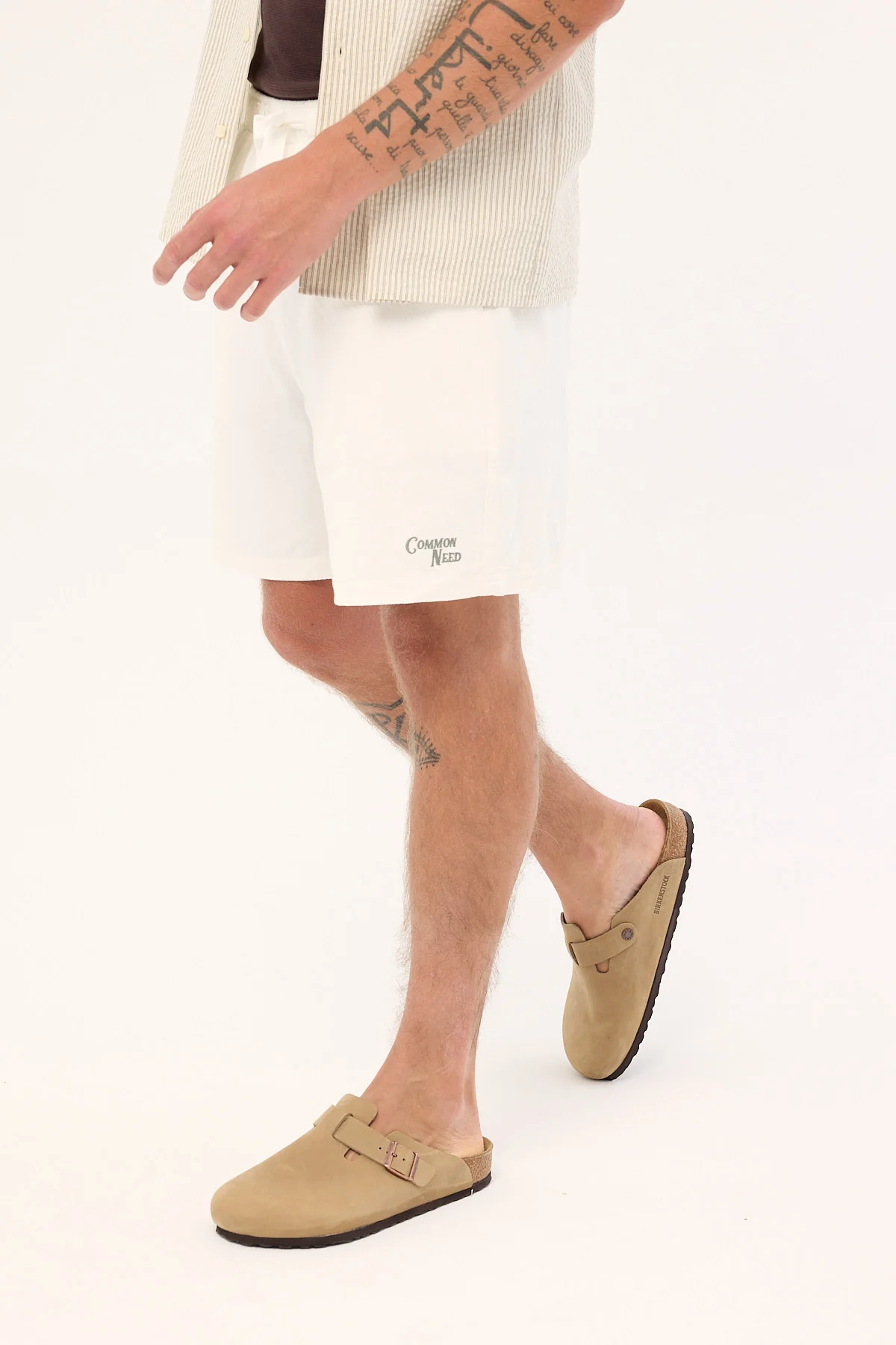 Common Need Santorini Elastic Waist Short White - Image 4