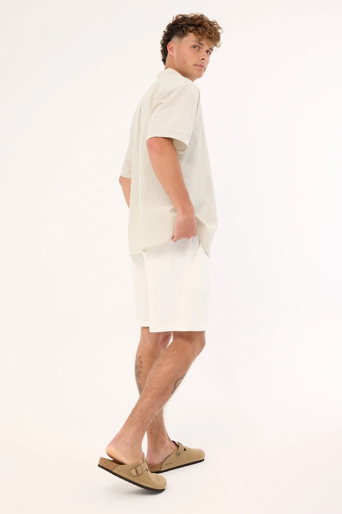 Common Need Santorini Elastic Waist Short White - Image 7