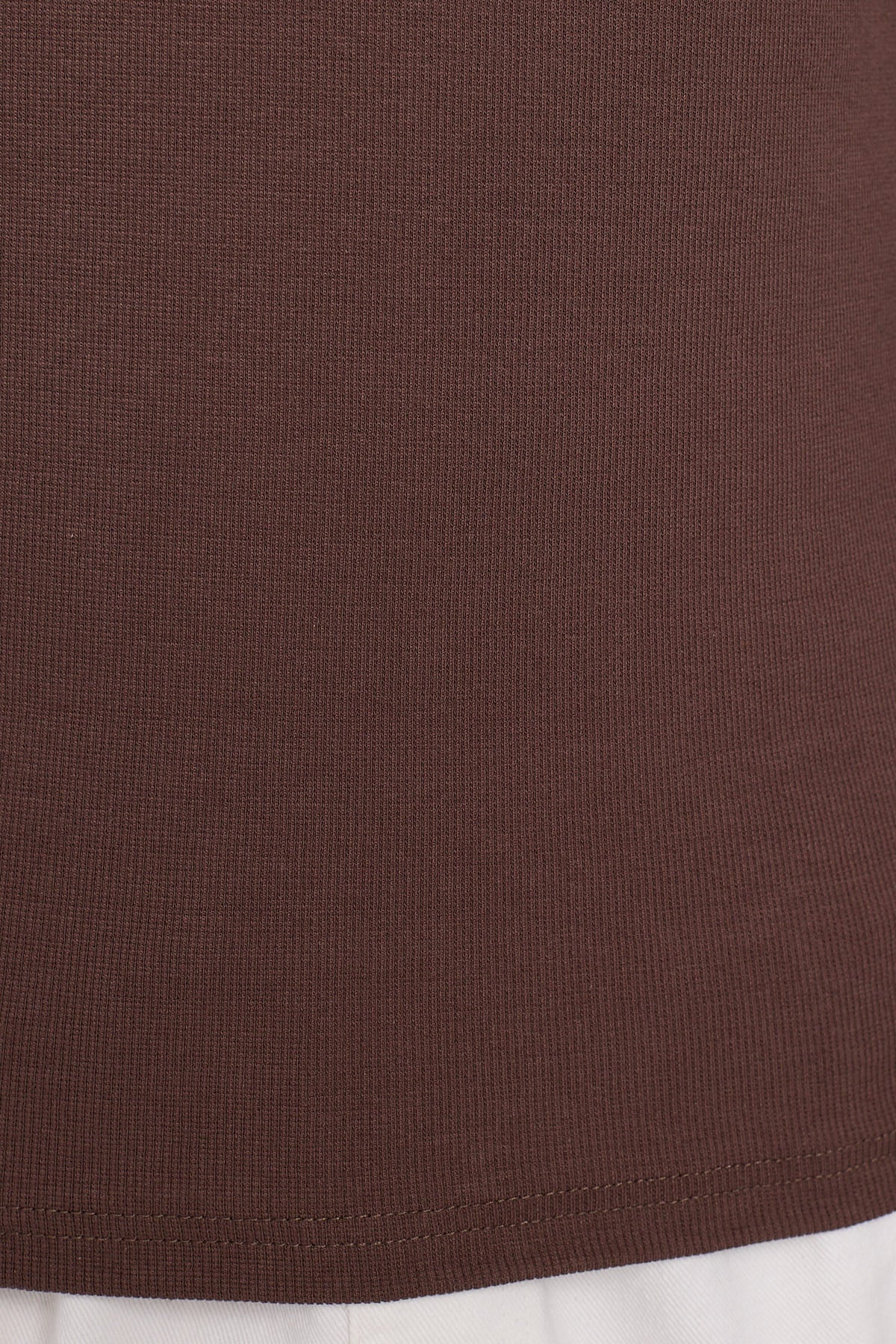Common Need Scoop Neck Singlet Tank Coffee Brown - Image 6