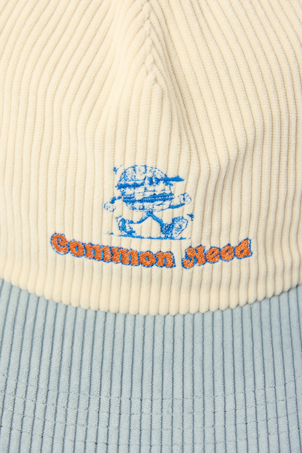 Common Need Shack Cord Skate Cap White/Blue - Image 2