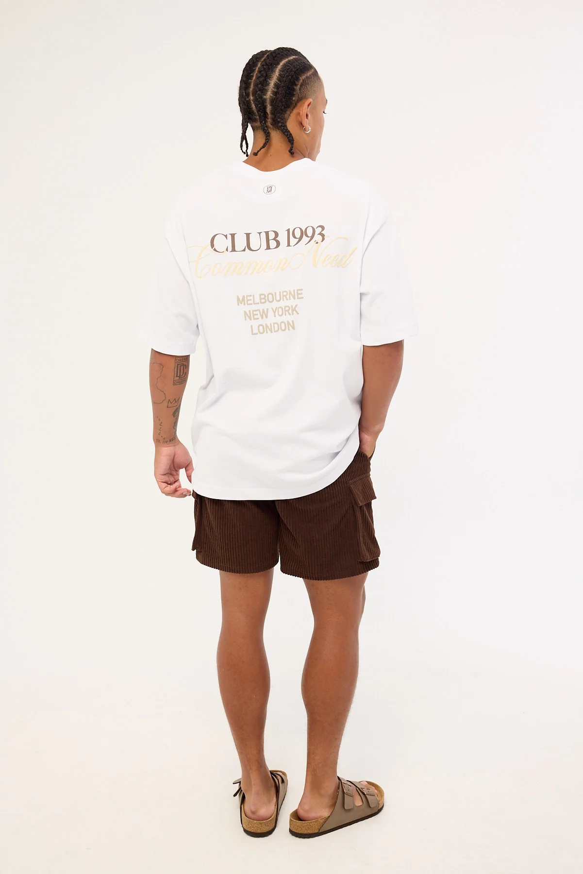 Common Need Signal Cord Cargo Short Coffee Brown - Image 5