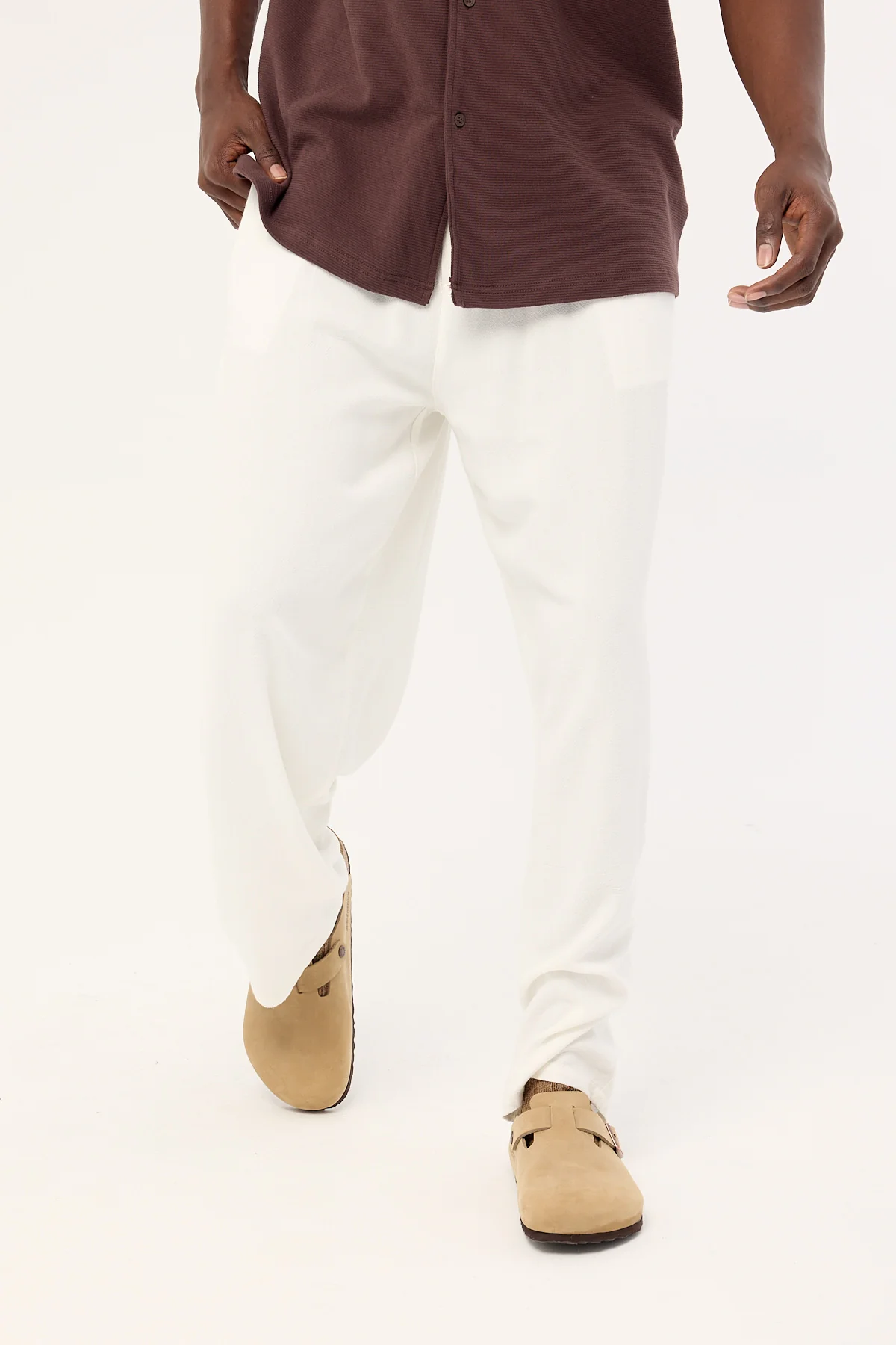 Common Need Sorelle Elastic Waist Pant White - Image 3