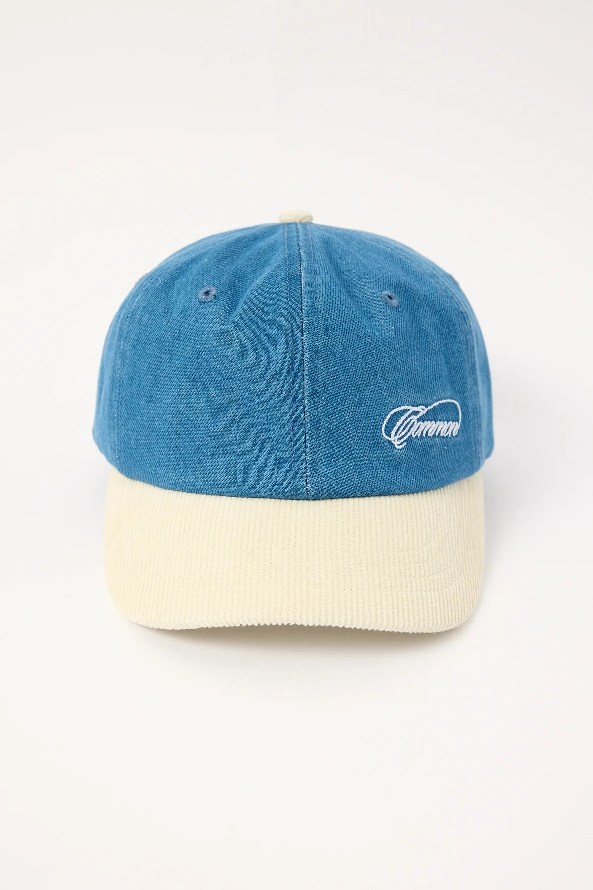 Common Need Sprig Denim Mid Profile Cap Ocean Blue/Off White