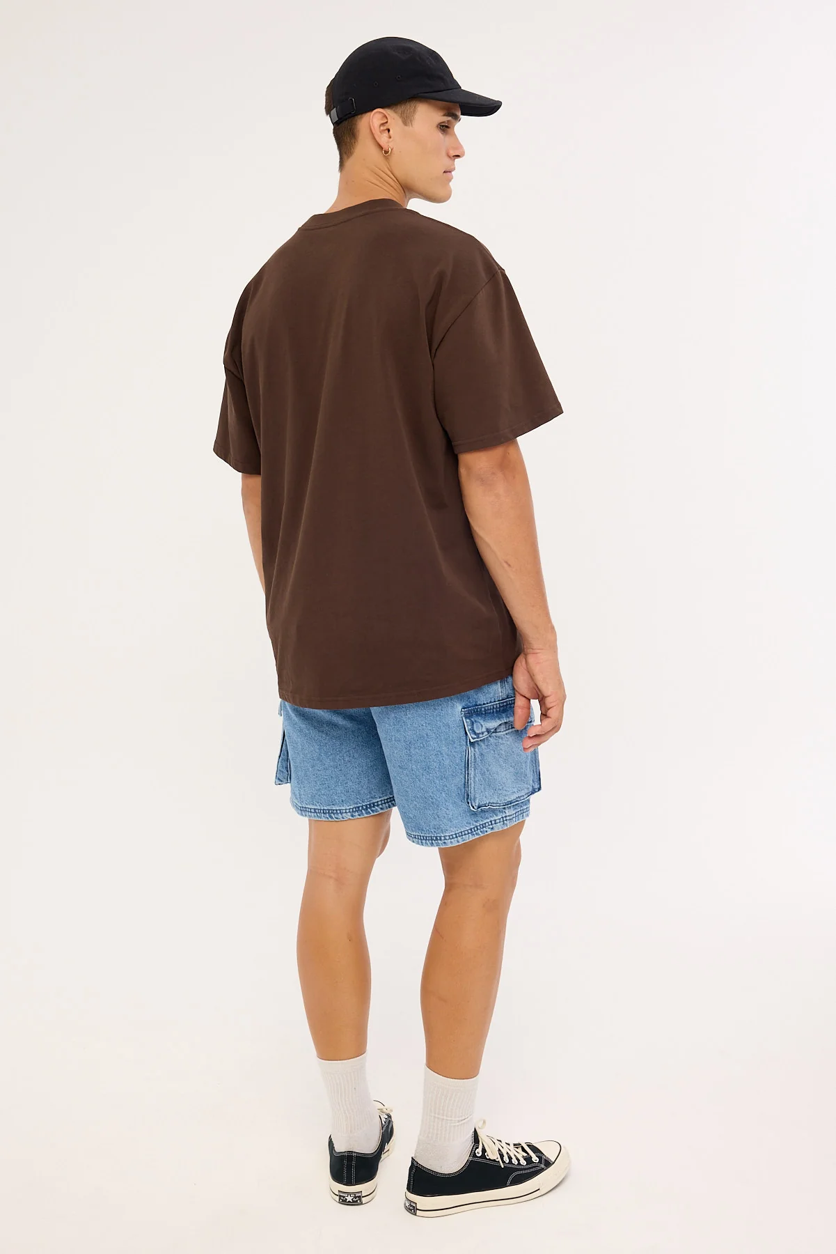 Common Need Sprig Relaxed Cargo Short Ocean Blue Denim - Image 5