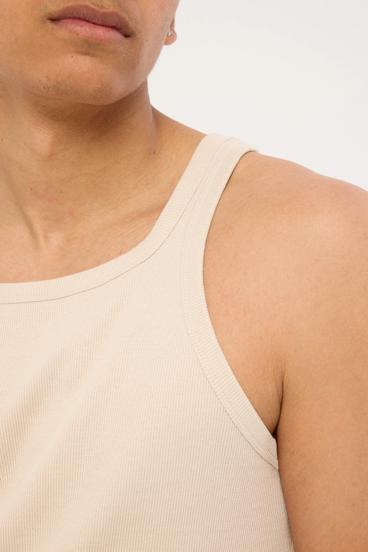 Common Need Square Neck Singlet Tank Sand - Image 4