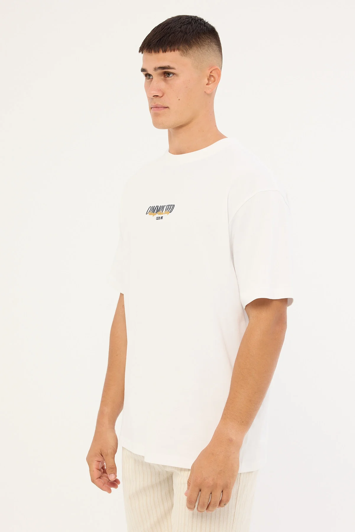 Common Need Steer Heavyweight Boxy Tee White - Image 5