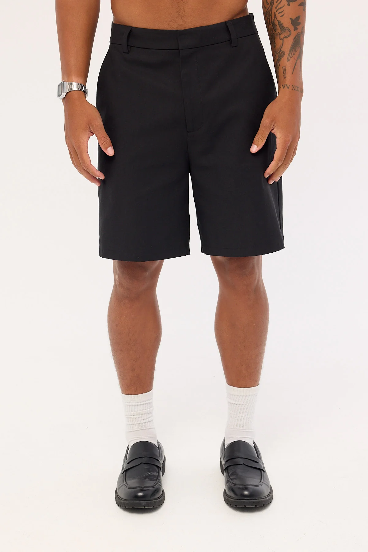 Common Need Strata Tailored Short Black - Image 6