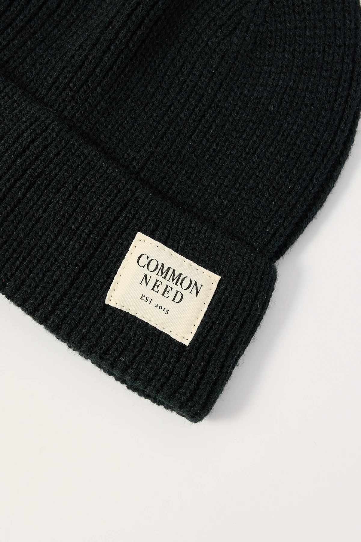 Common Need Subtle Low Profile Beanie Black - Image 2
