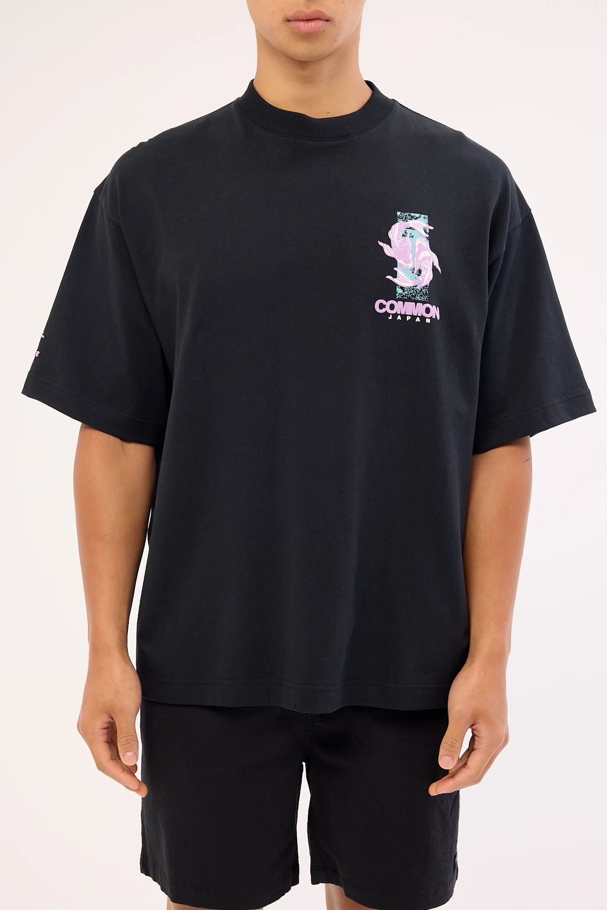 Common Need Sumi Heavyweight Easy Tee Black - Image 6