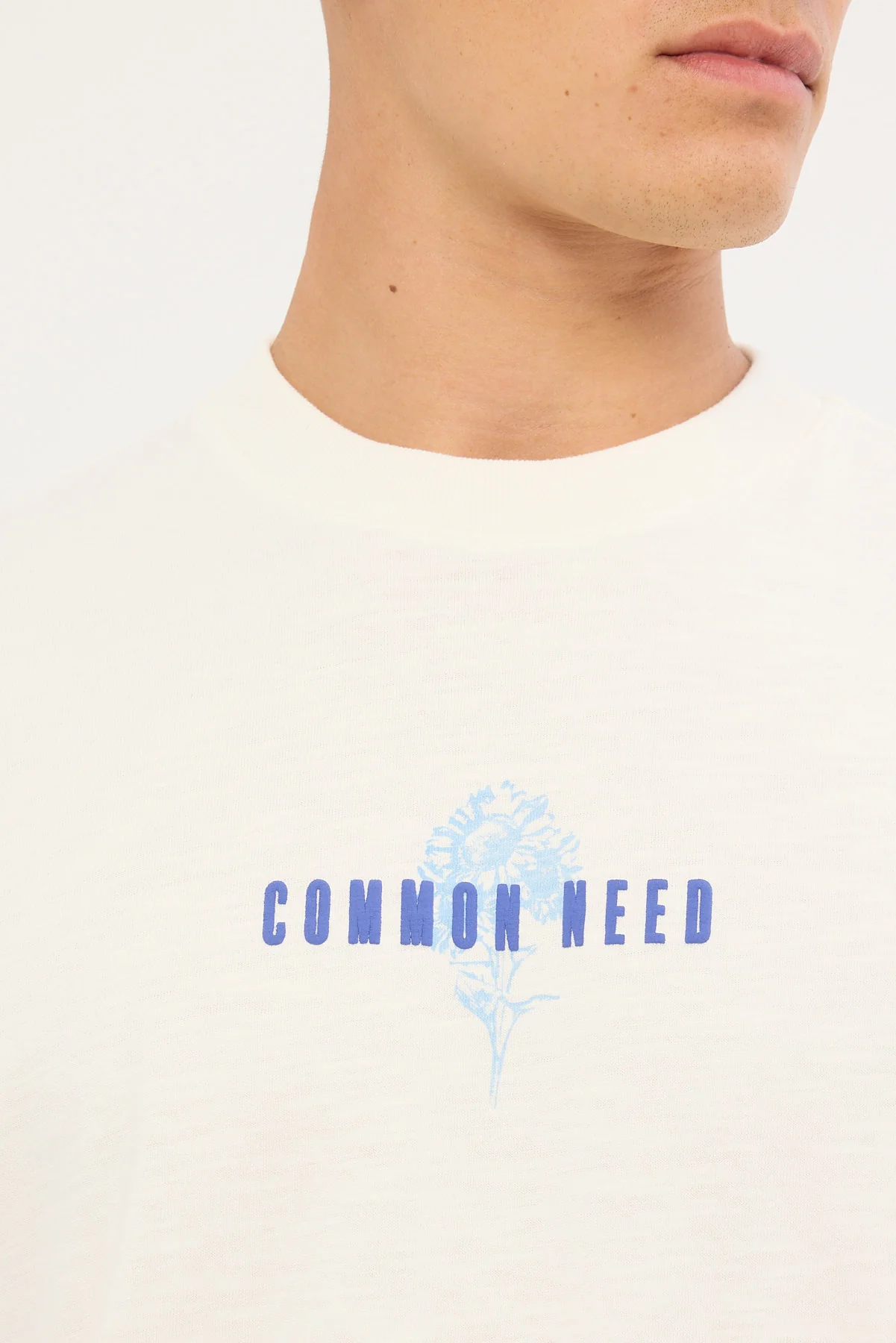 Common Need Sunny Heavyweight Slub Easy Tee Off White - Image 4