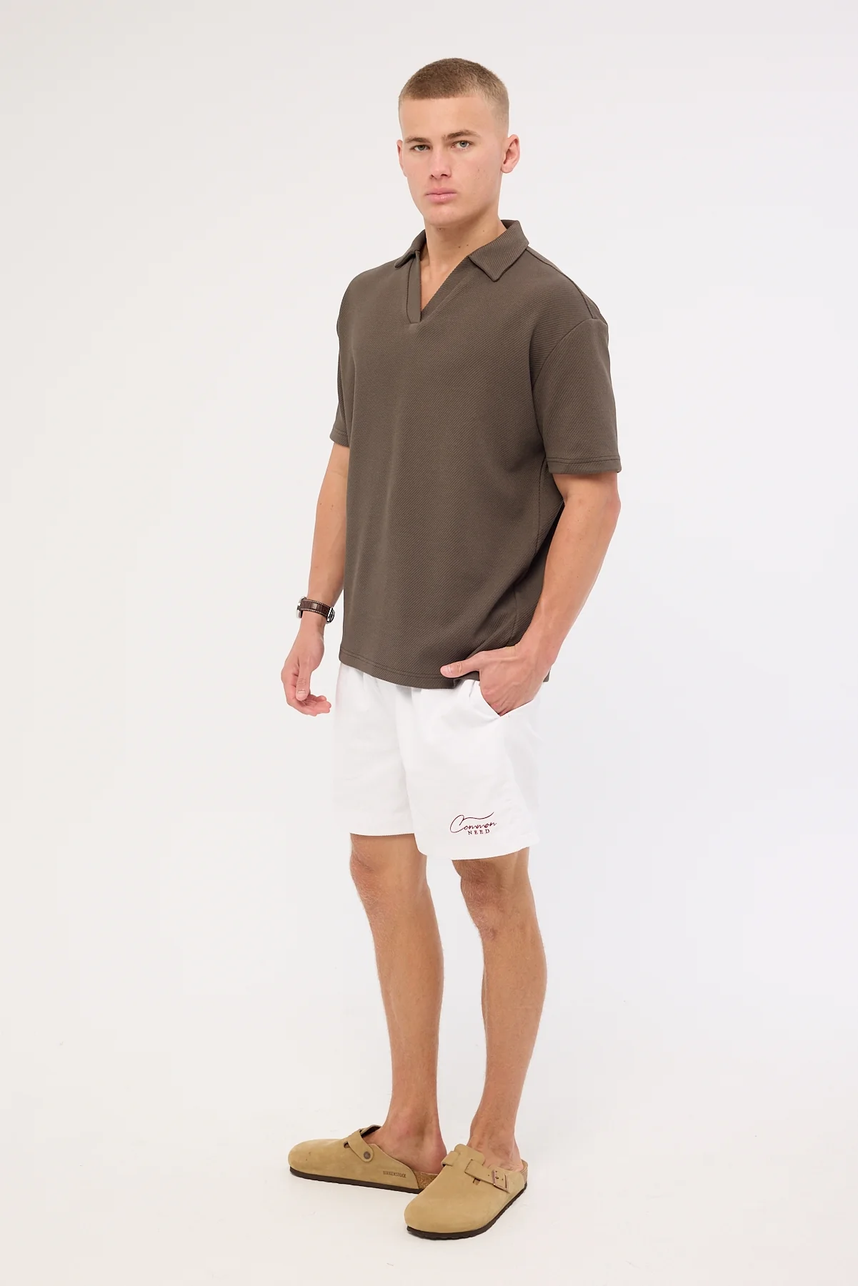 Common Need Swallows Cotton Short White - Image 4