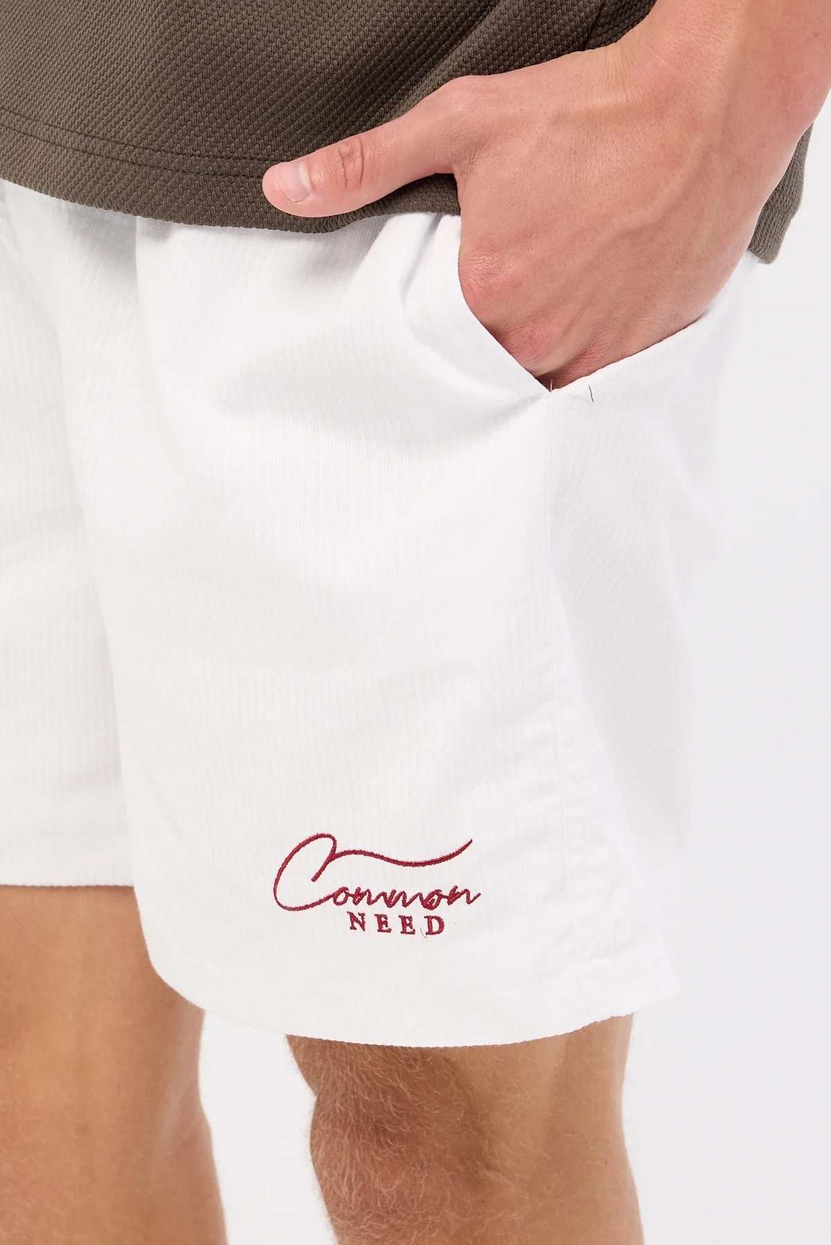 Common Need Swallows Cotton Short White - Image 5