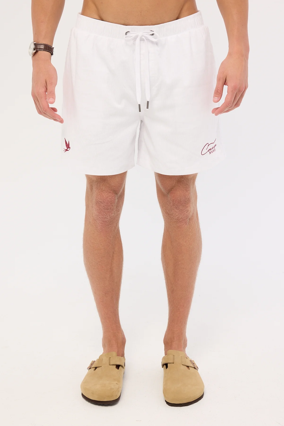 Common Need Swallows Cotton Short White - Image 7