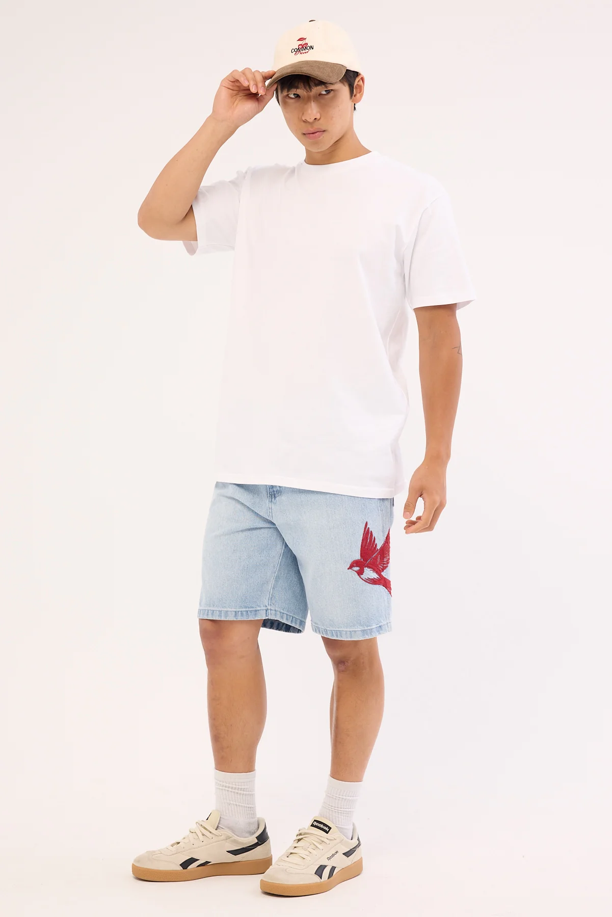 Common Need Swallows Denim Jort Haze Blue Denim - Image 4