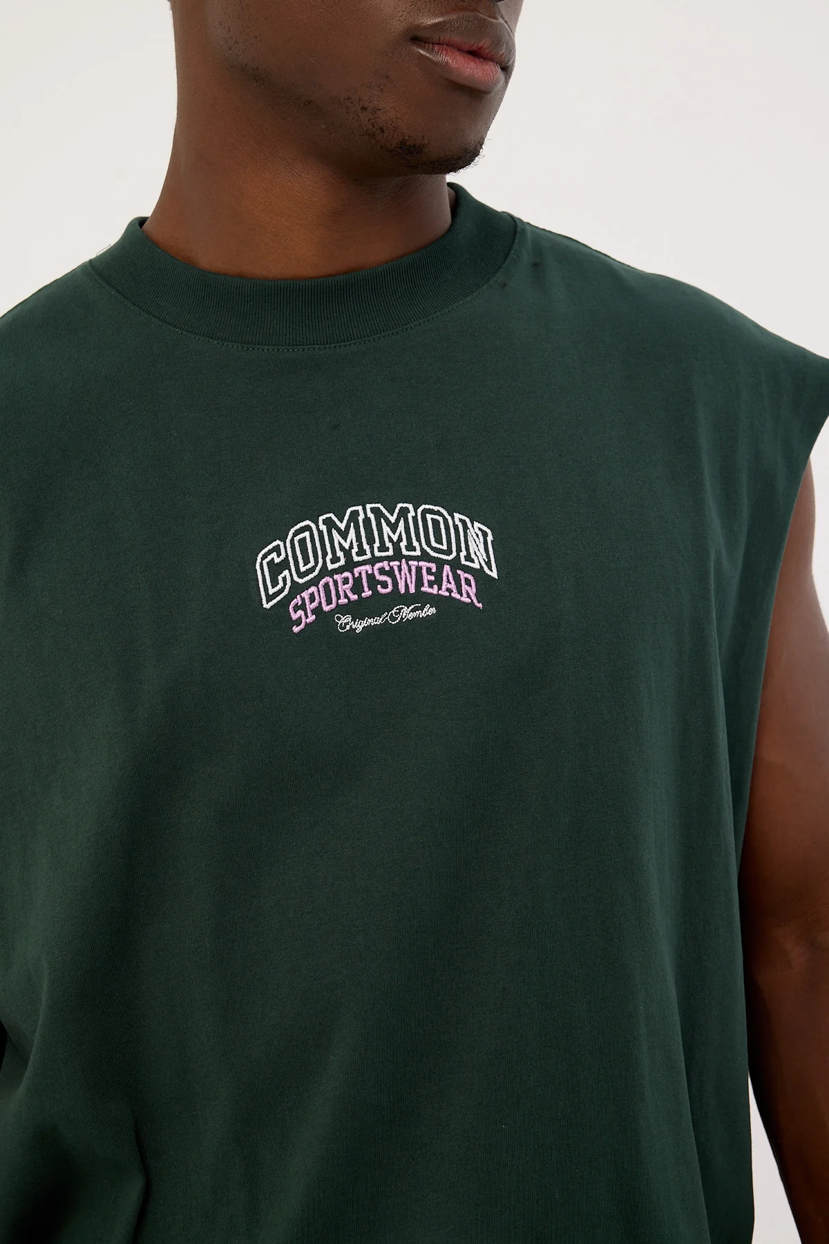 Common Need Tackle Muscle Tank Dark Green - Image 3