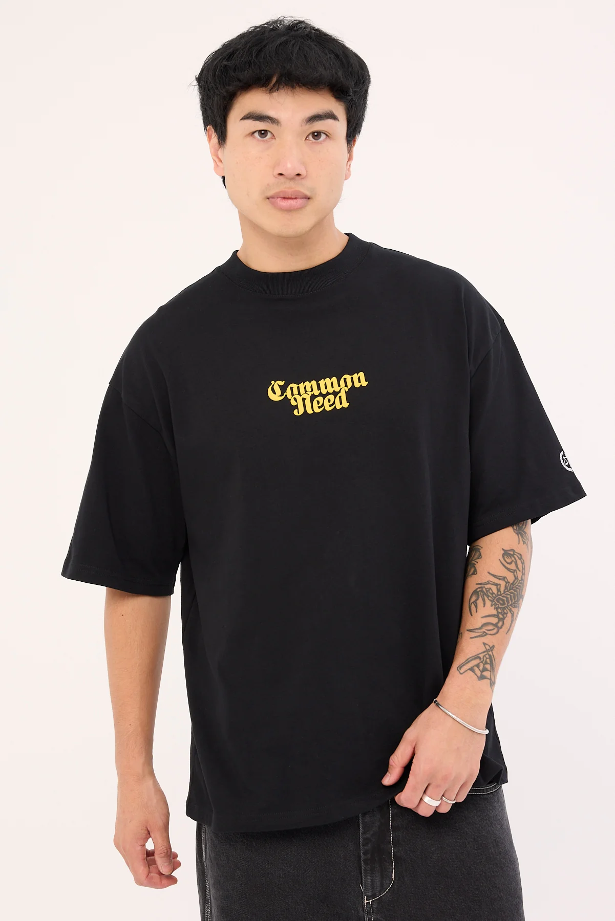 Common Need Themis Heavyweight Easy Tee Black - Image 5