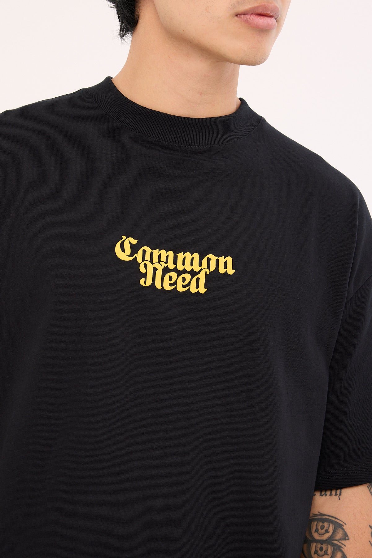 Common Need Themis Heavyweight Easy Tee Black - Image 6