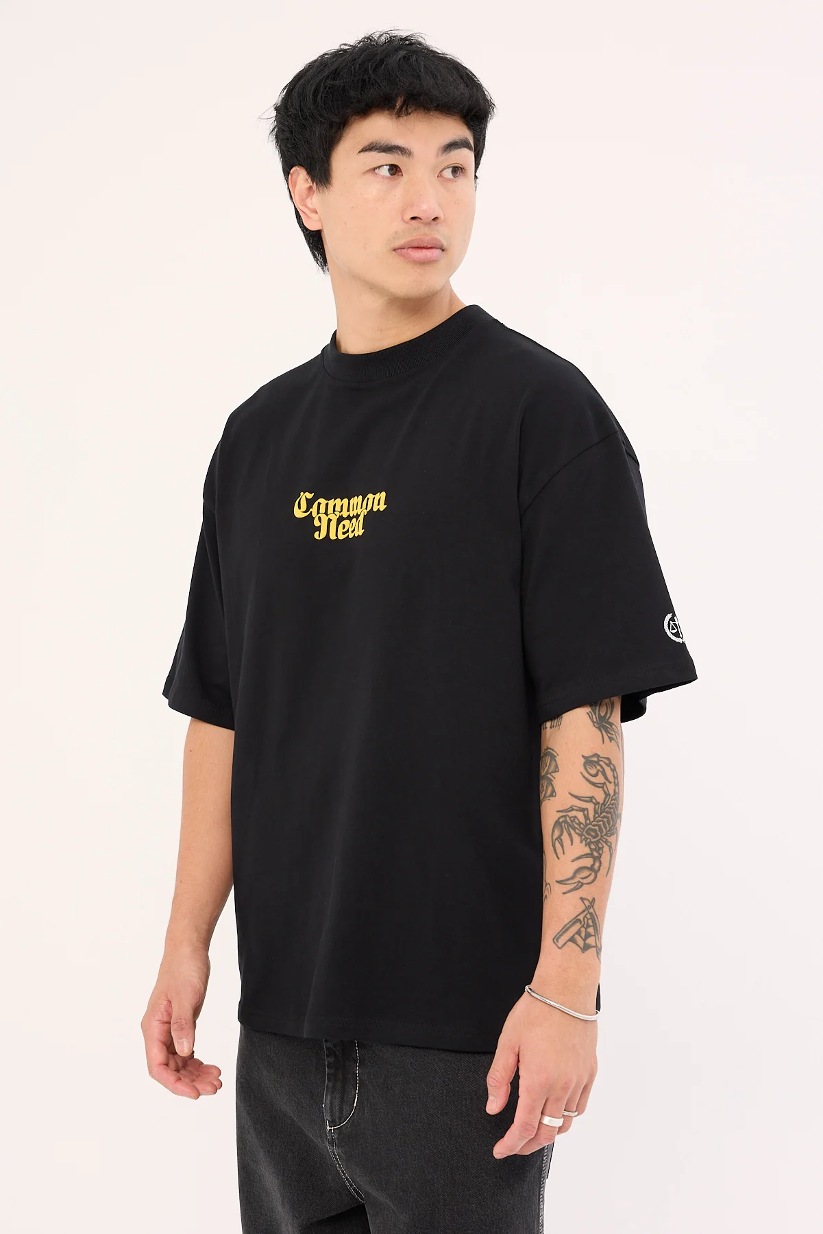 Common Need Themis Heavyweight Easy Tee Black - Image 7