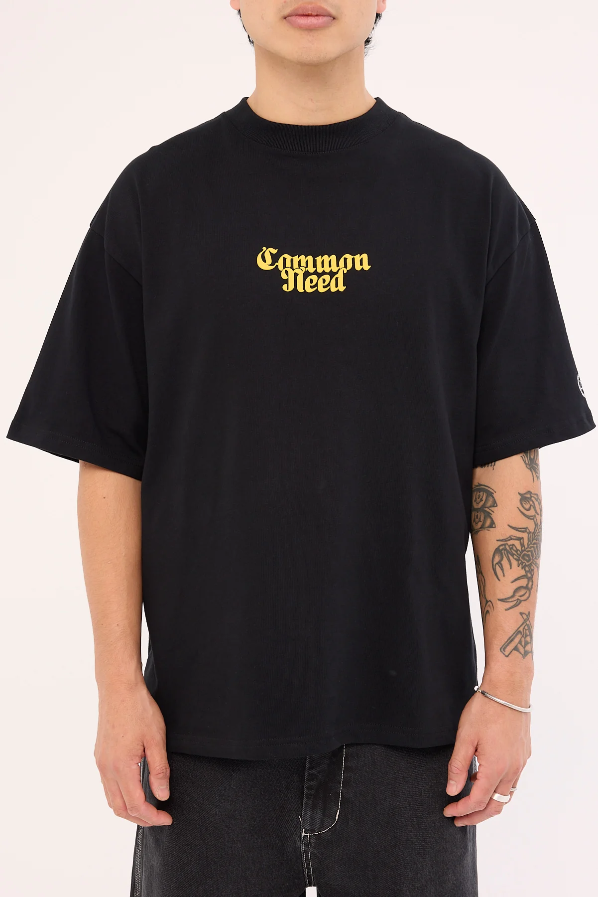 Common Need Themis Heavyweight Easy Tee Black - Image 8