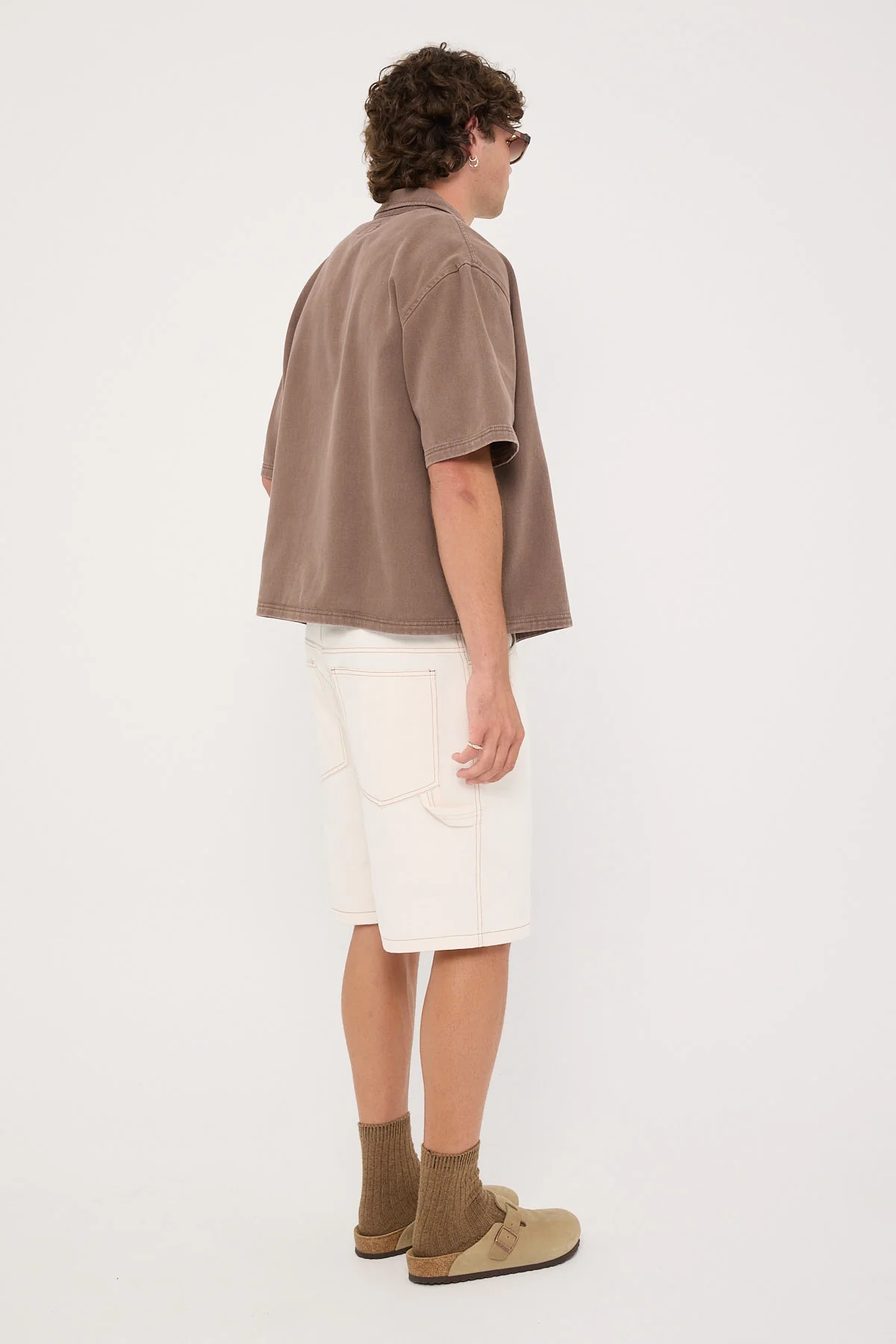 Common Need Thiago Carpenter Short White/Tobacco - Image 5