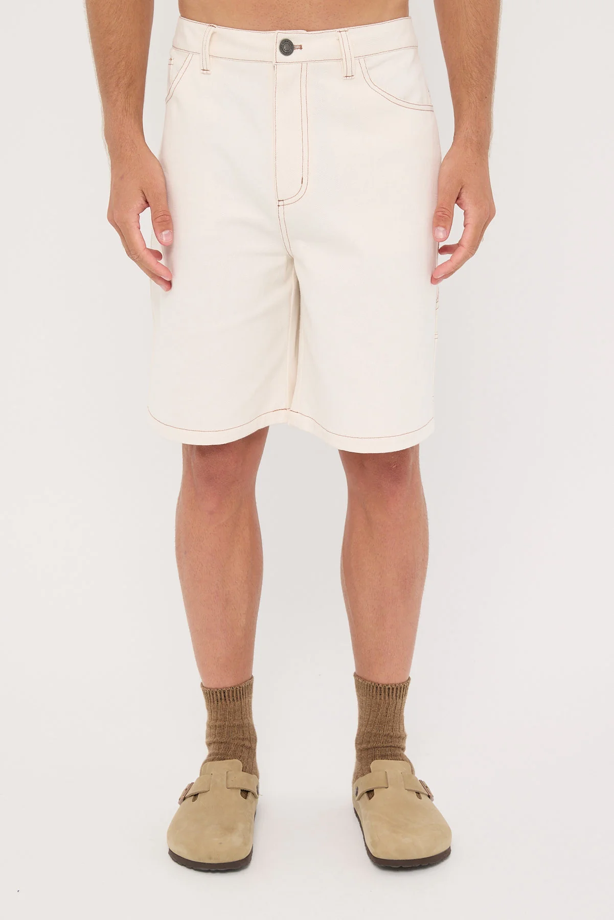 Common Need Thiago Carpenter Short White/Tobacco - Image 7