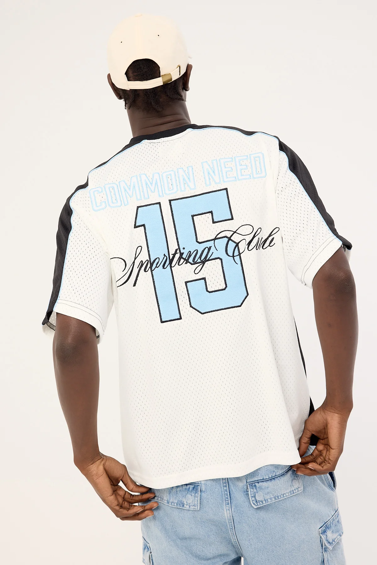 Common Need Timeout V Neck Jersey Black/Grey - Image 6