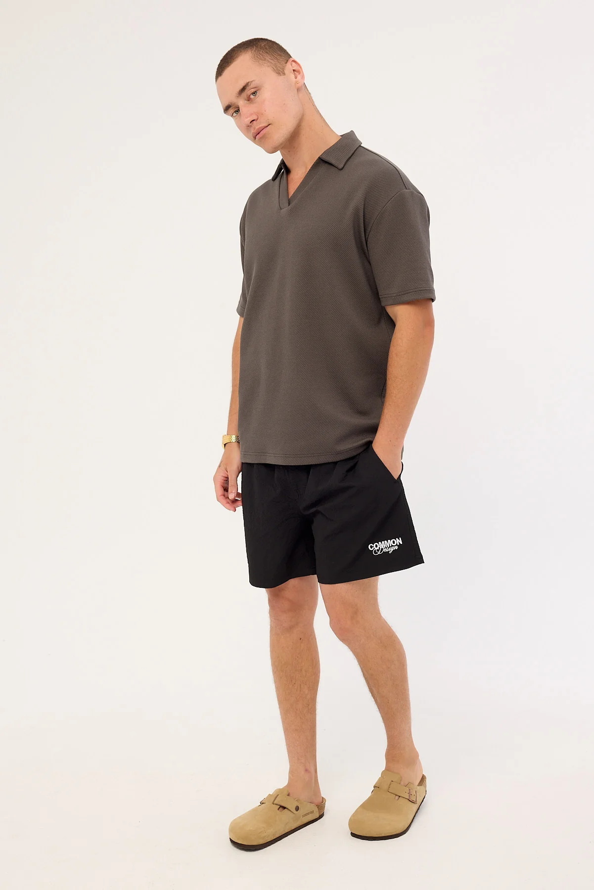Common Need Tropic Swim Short Black - Image 4