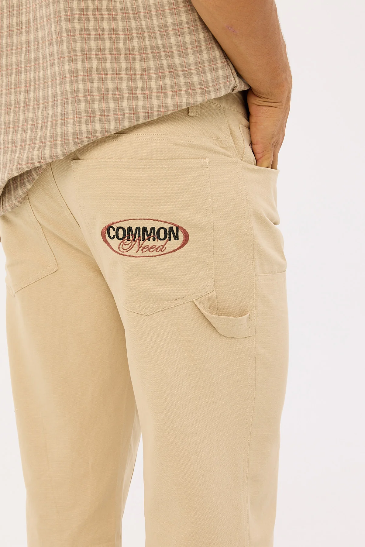 Common Need Unwind Thiago Carpenter Pant Tan - Image 6