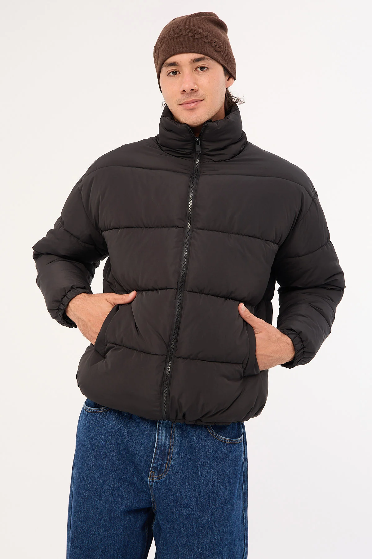 Common Need Vancouver Recycled Puffer Jacket Jet Black - Image 3