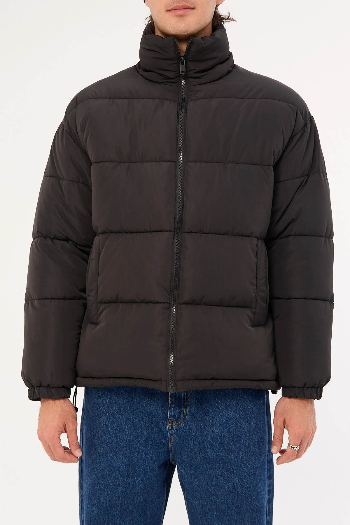 Common Need Vancouver Recycled Puffer Jacket Jet Black - Image 7