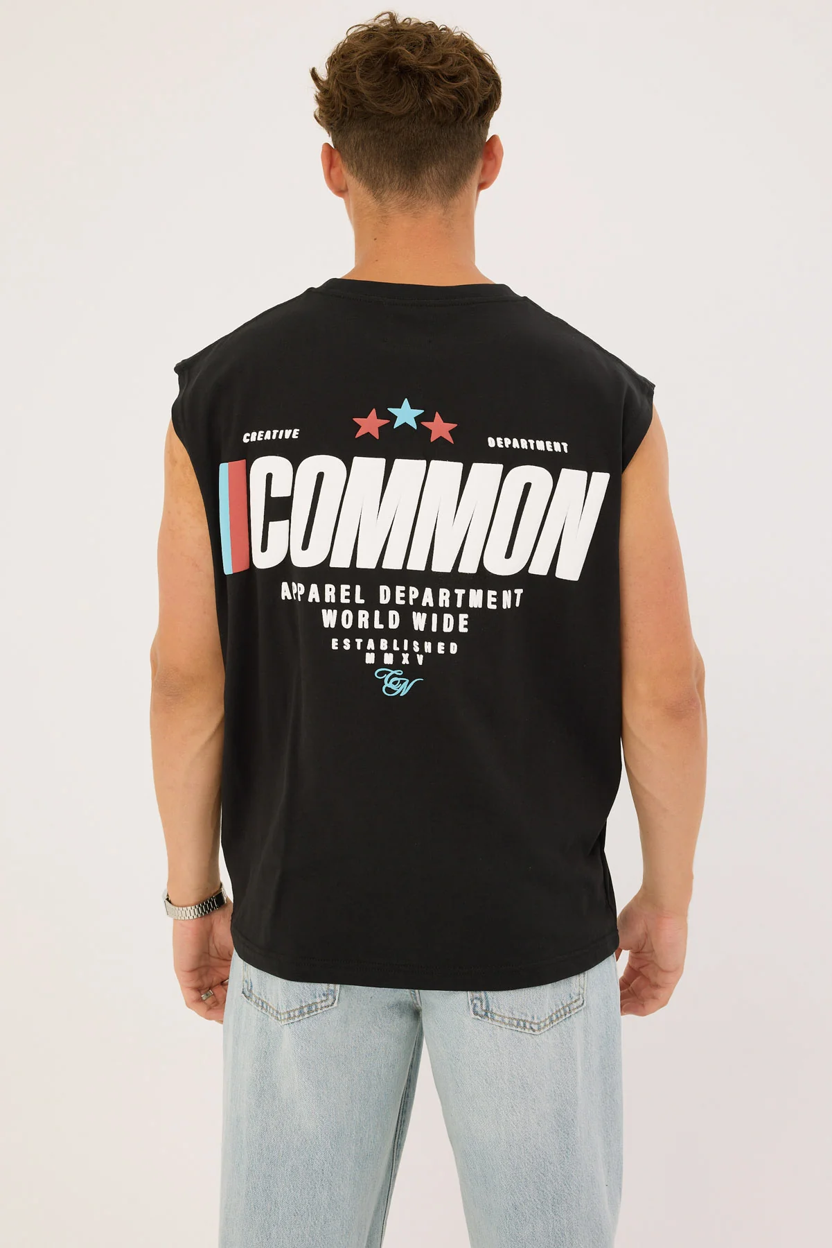 Common Need Vector Muscle Tank Black - Image 6