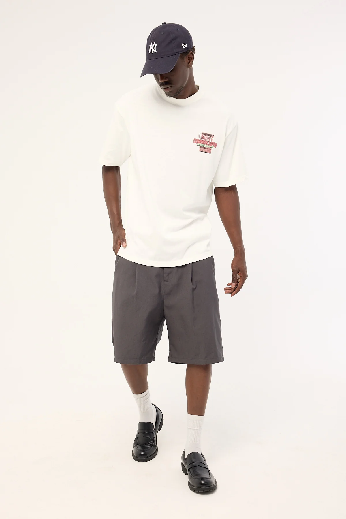 Common Need Vendor Heavyweight Boxy Tee White - Image 2