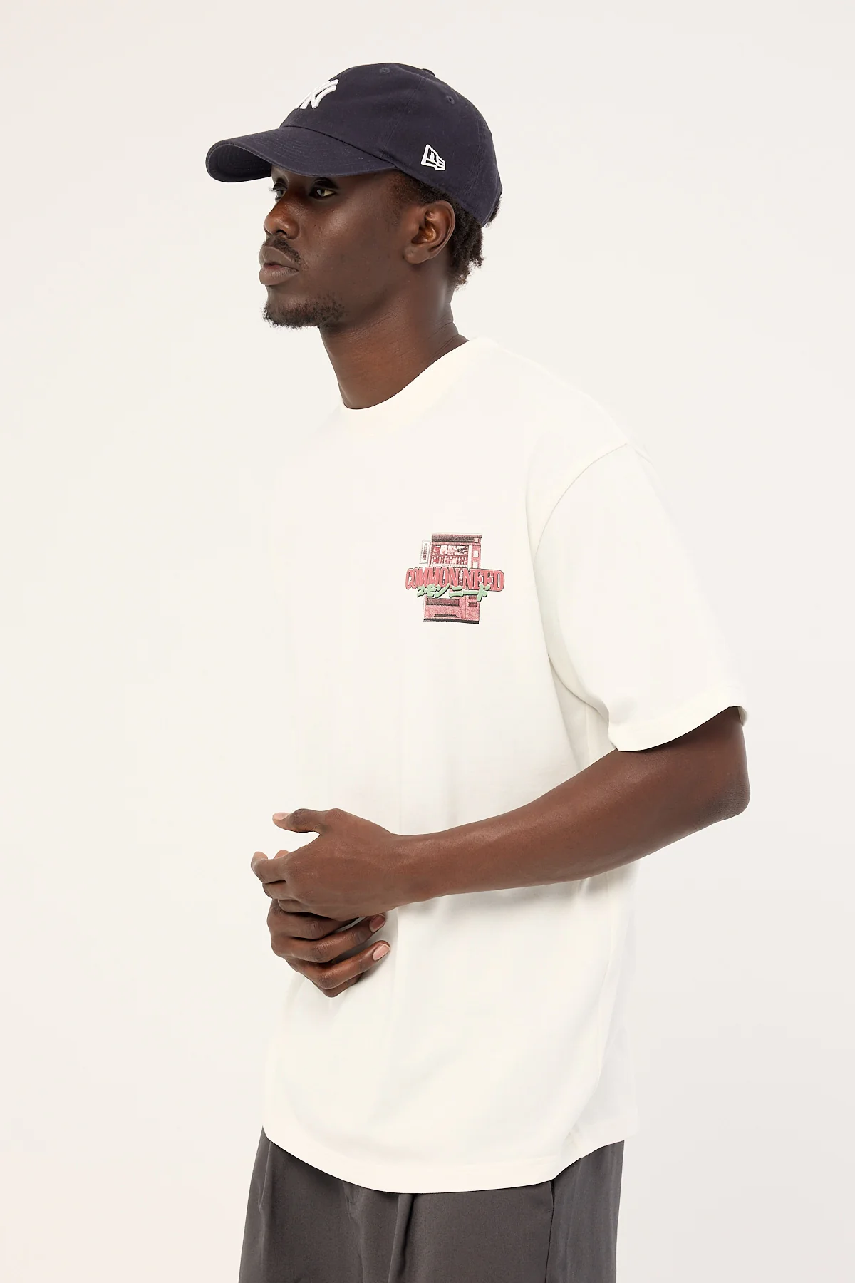 Common Need Vendor Heavyweight Boxy Tee White - Image 4