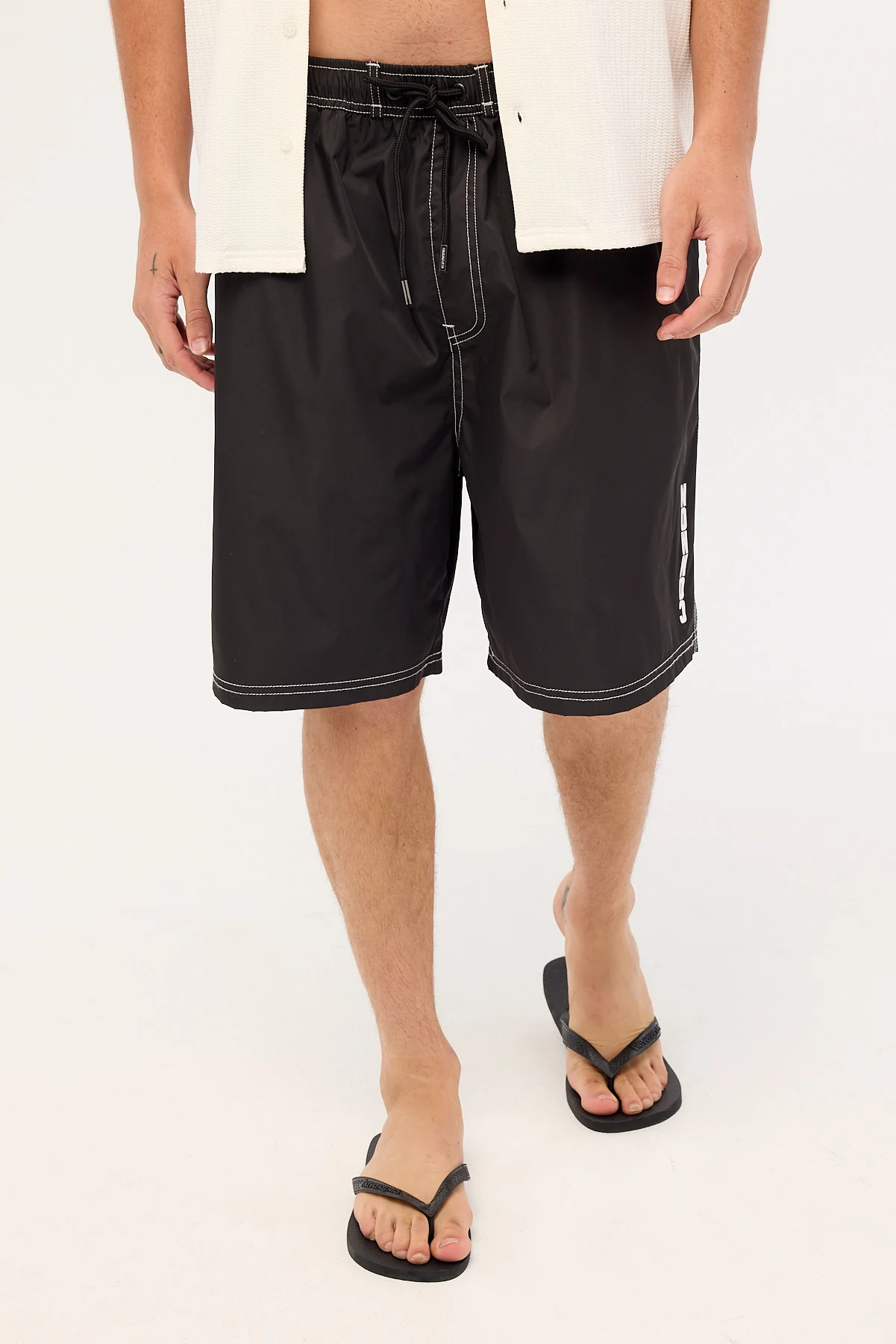 Common Need Vert Swim Short Black - Image 2