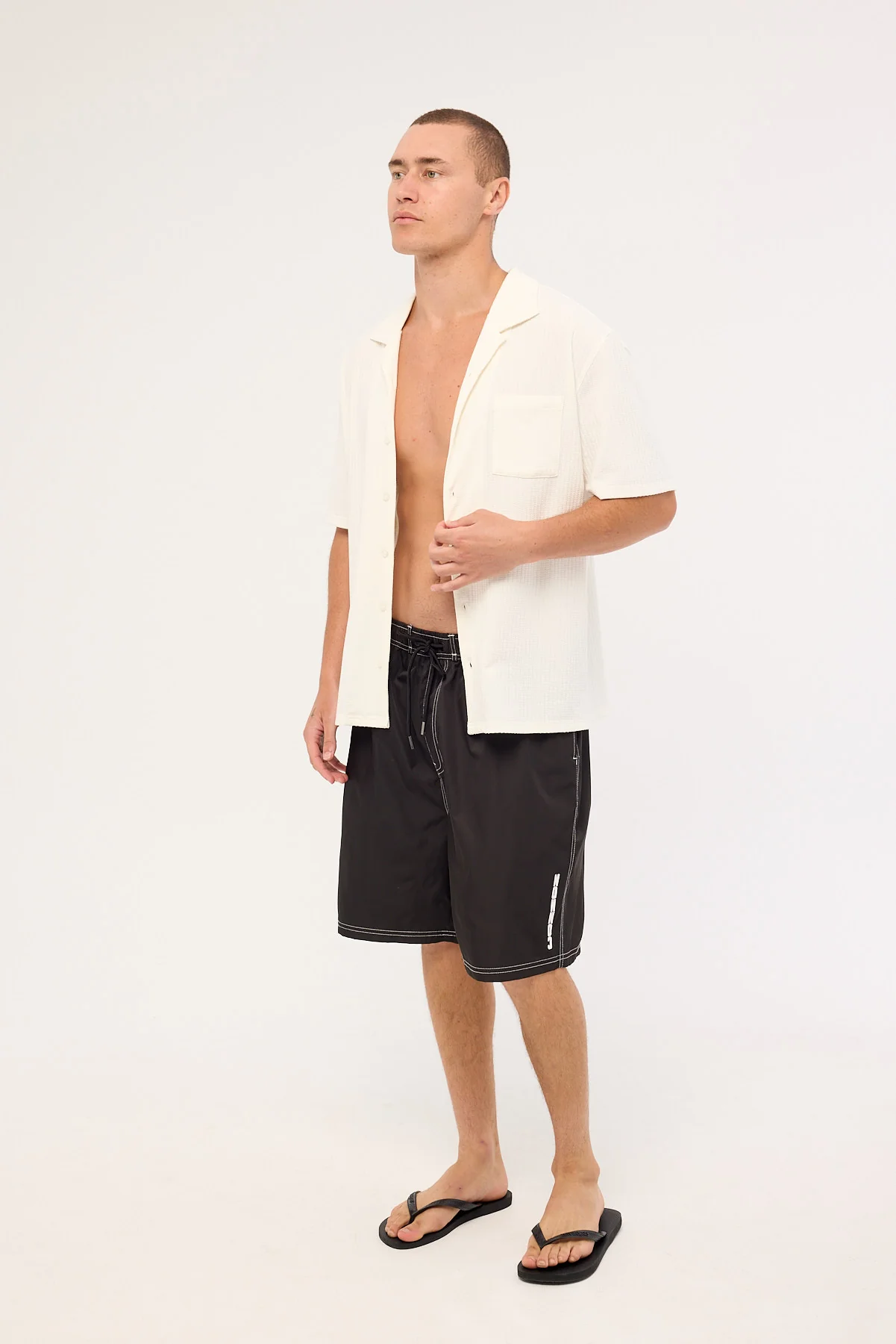 Common Need Vert Swim Short Black - Image 5