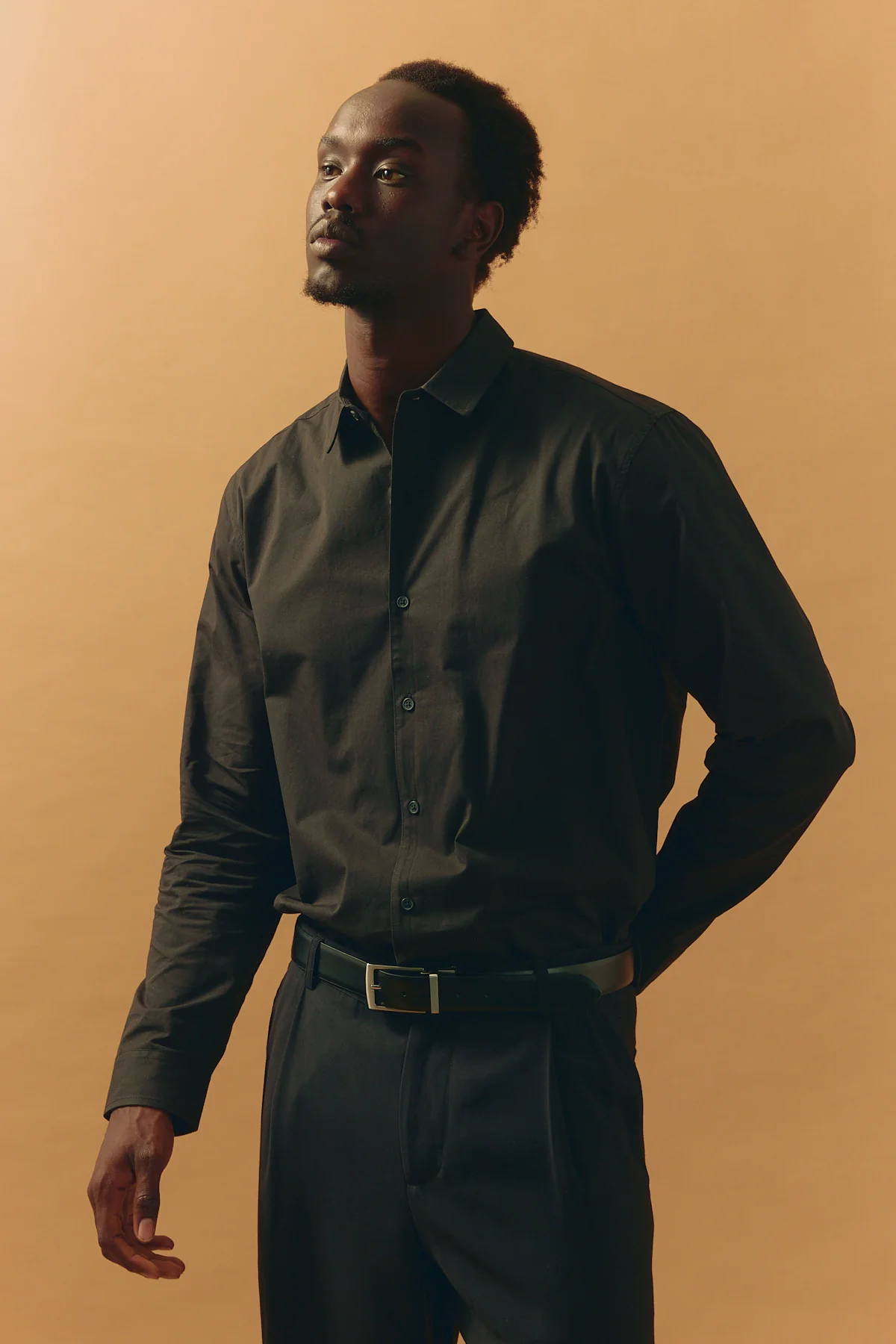 Common Need Wanderer Long Sleeve Shirt Black