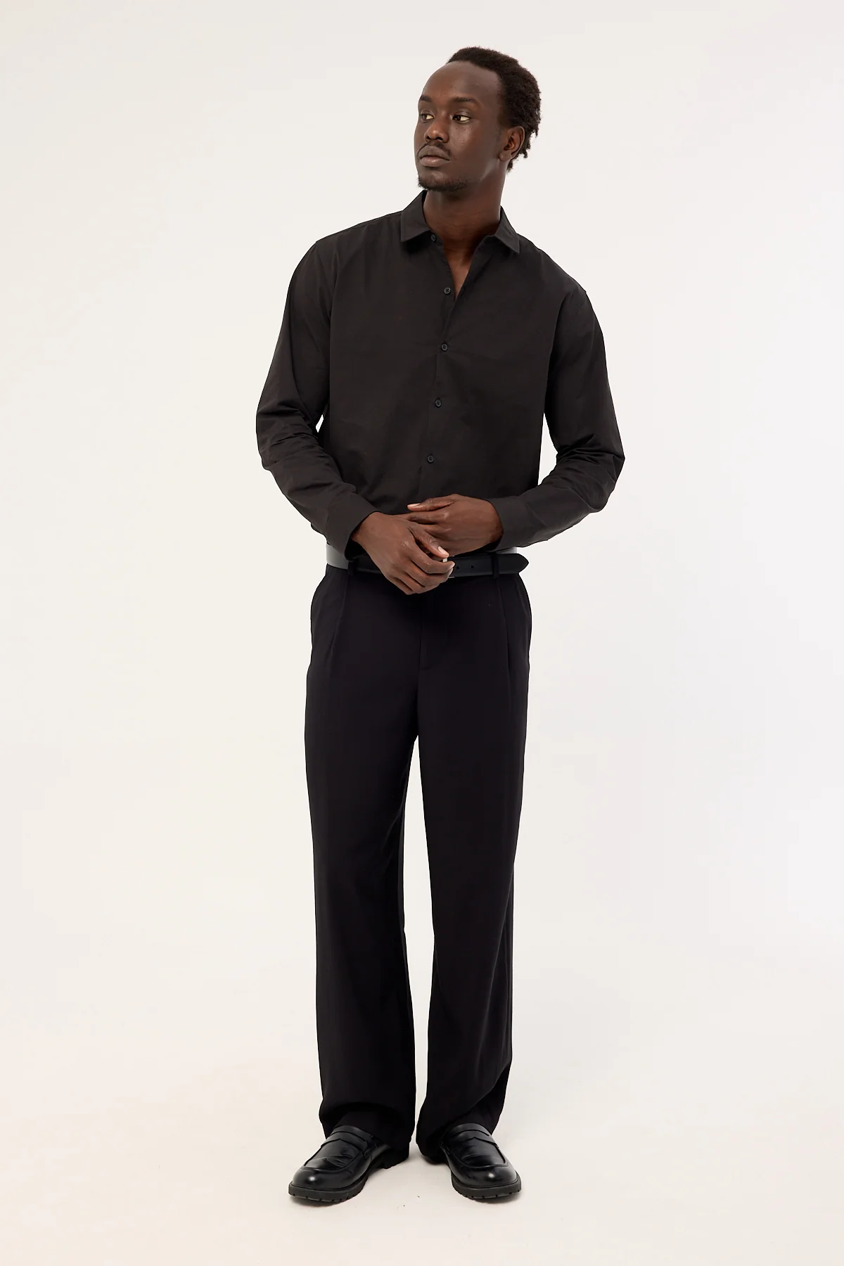 Common Need Wanderer Long Sleeve Shirt Black - Image 2
