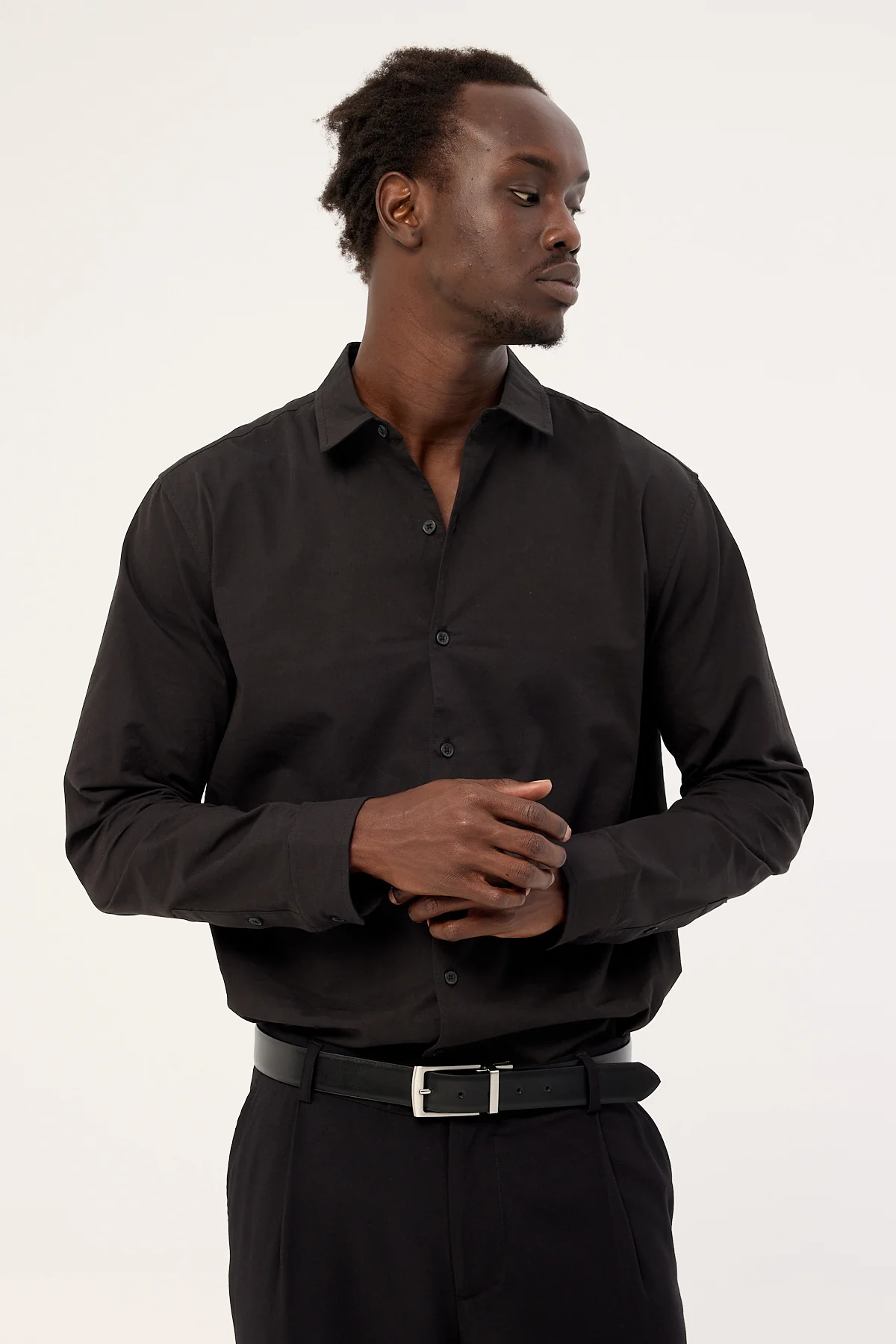 Common Need Wanderer Long Sleeve Shirt Black - Image 3
