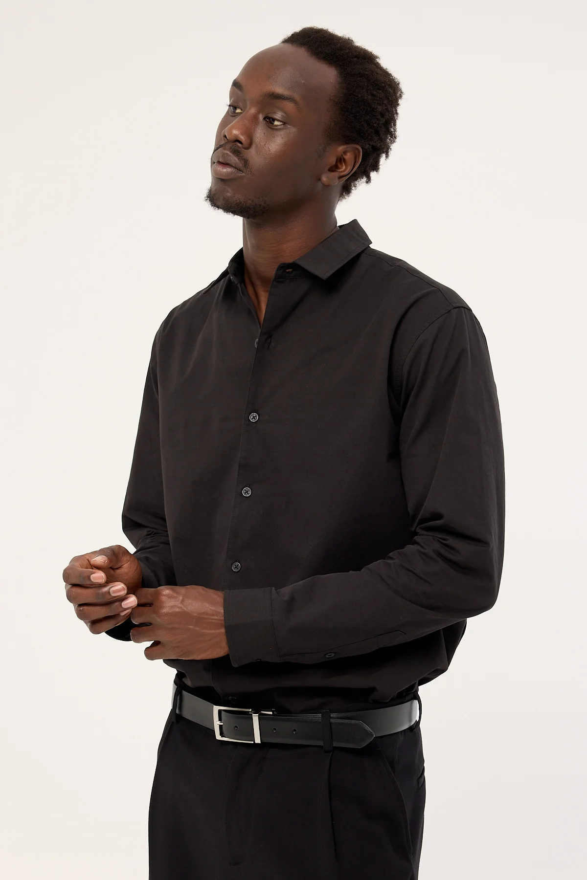 Common Need Wanderer Long Sleeve Shirt Black - Image 4